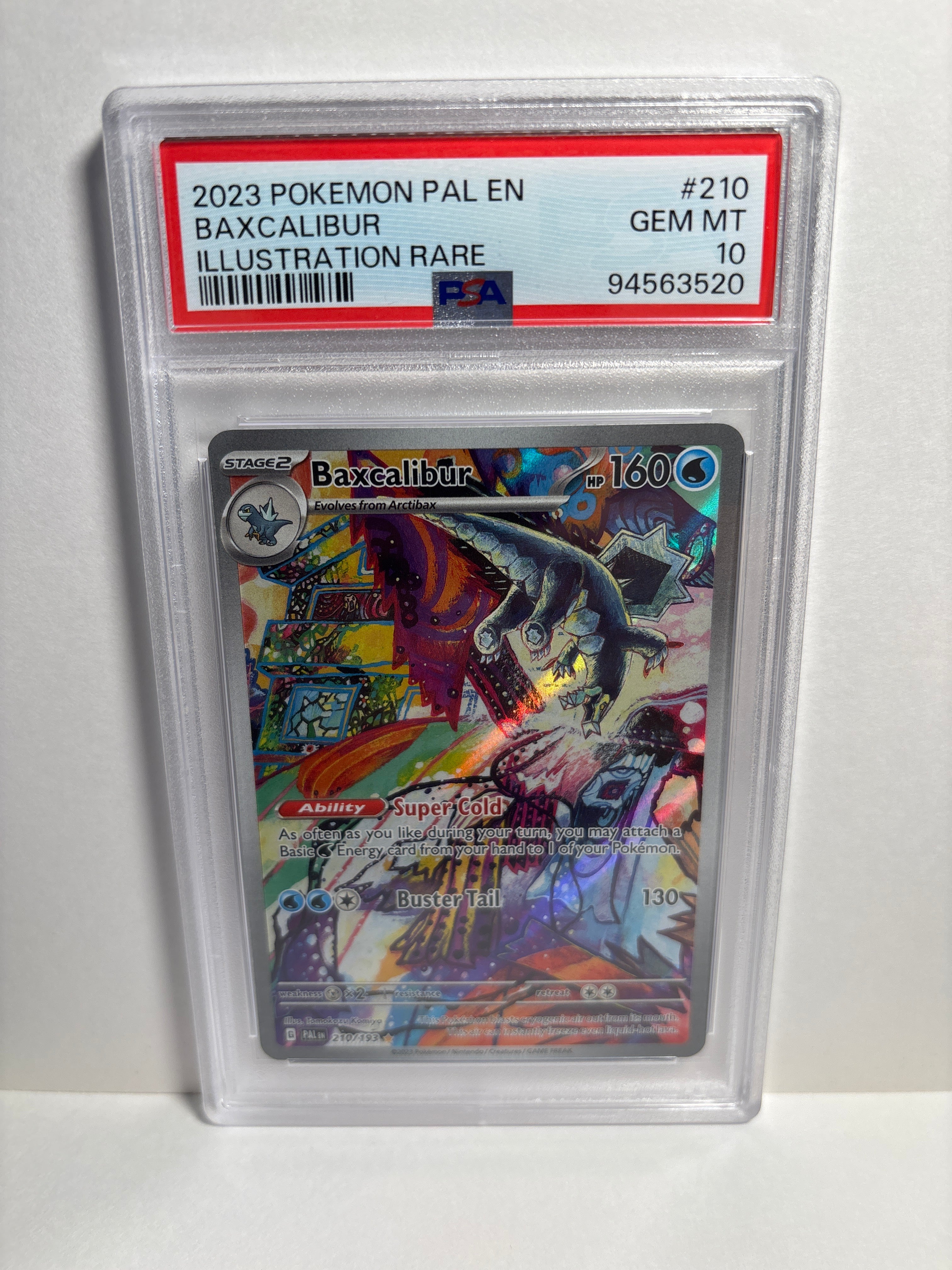 baxcalibur pokemon card value Pokemon Baxcalibur 210/193 PSA 10 – Zapp! Comics