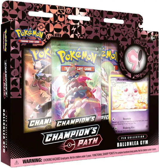 Pokemon Champion's Path Pin Collection Box Ballonlea Gym