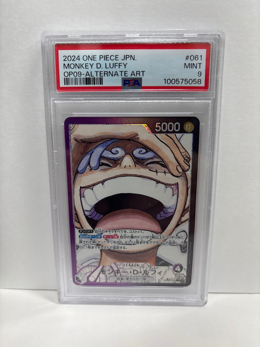 One Piece TCG JP Monkey.D.Luffy OP09-061 PSA 10