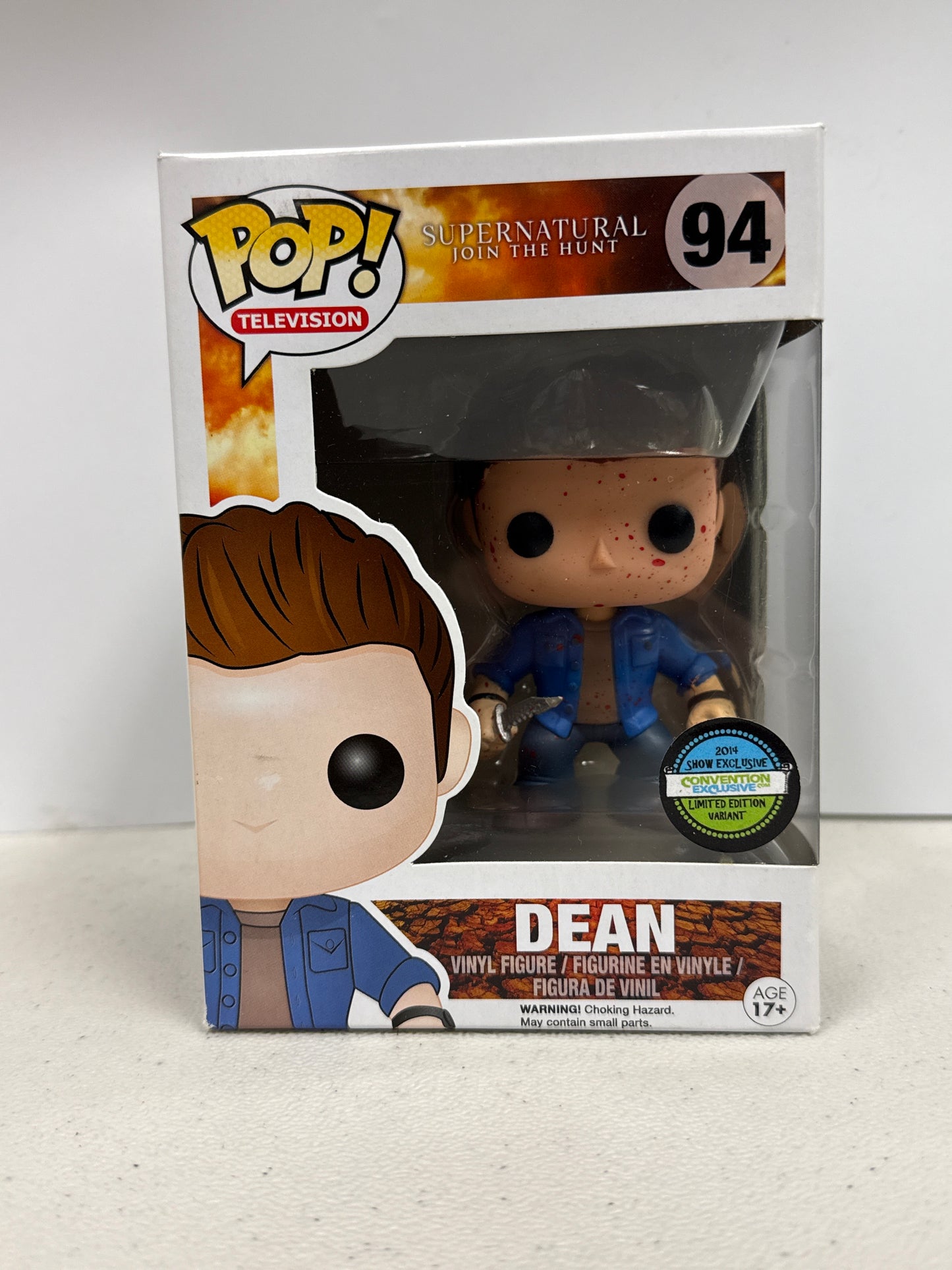 Funko Pop! Supernatural Dean 94 2014 Convention Exclusive (Grade B)