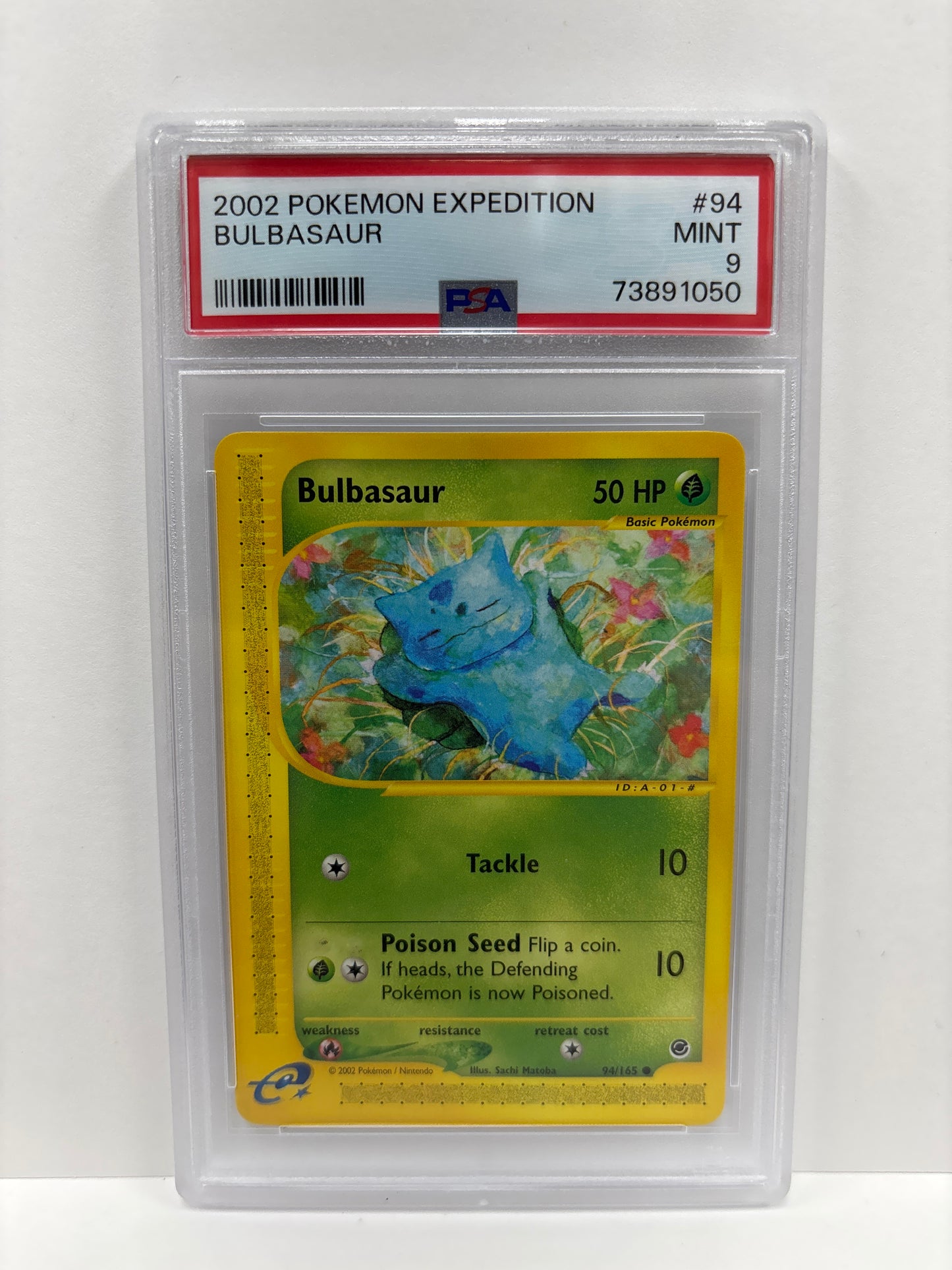 Pokemon Bulbasaur 94/165 PSA 9