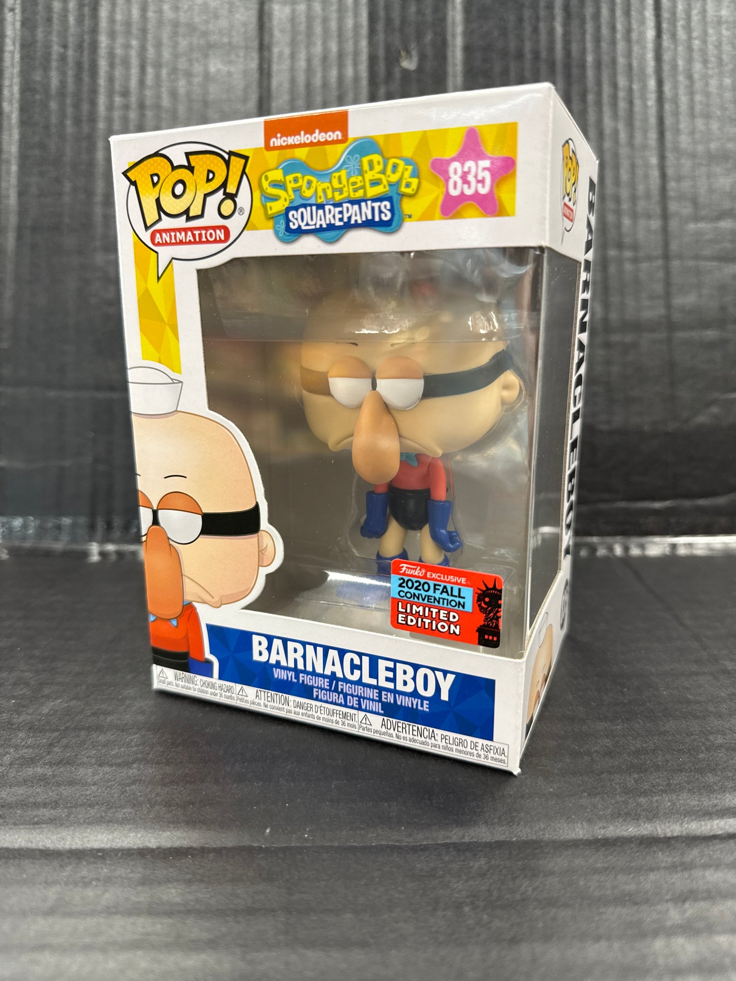 Funko Pop! SpongeBob SquarePants Barnacleboy 835 2020 Fall Convention Exclusive (Grade A)