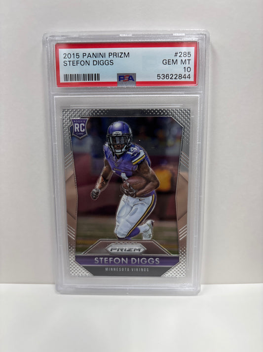 2015 Panini Prizm Stefon Diggs #285 PSA 10