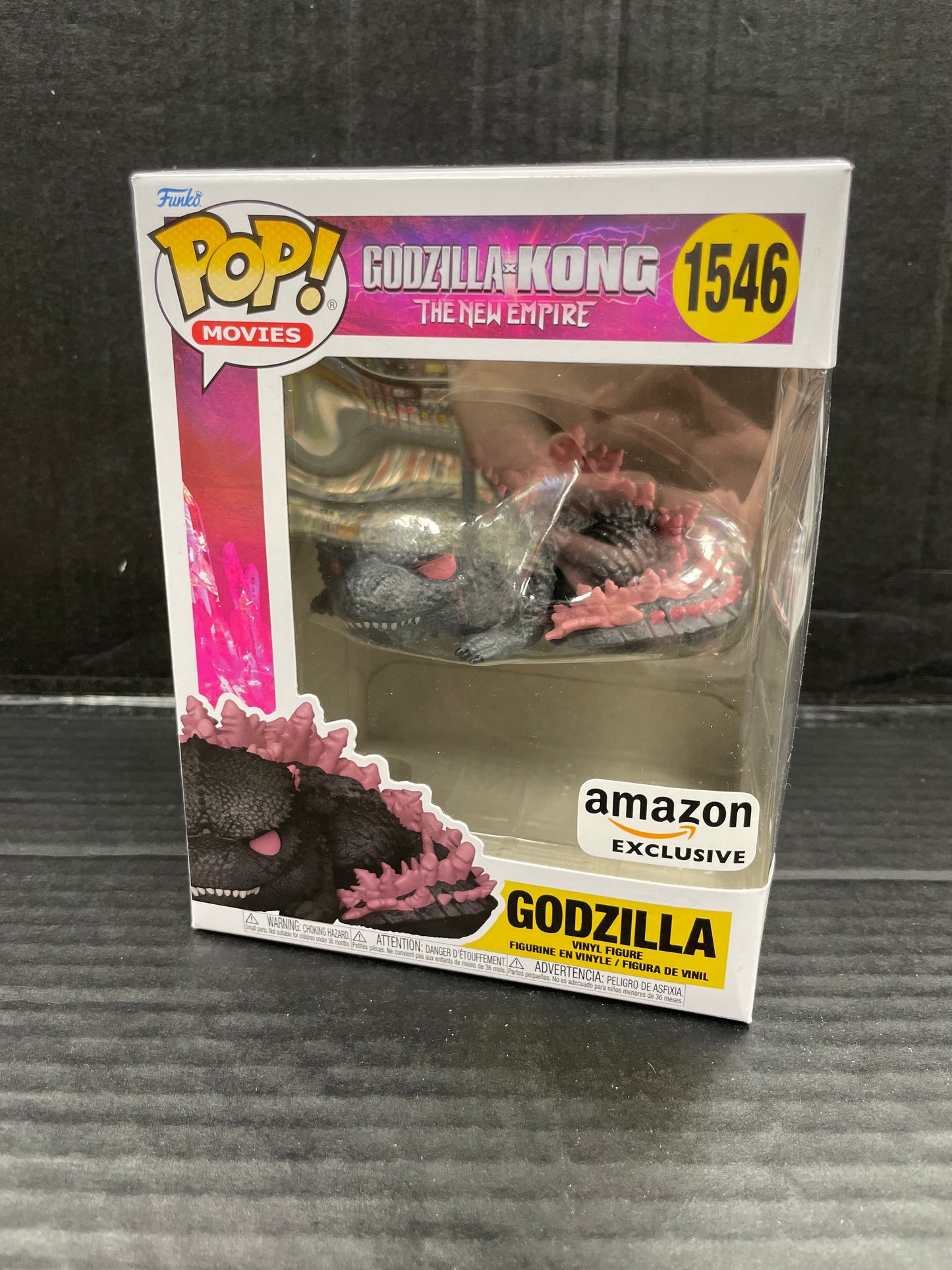 Funko Pop! Godzilla x Kong The New Empire Sleeping Godzilla 1546 Amazon Exclusive (Grade A-)