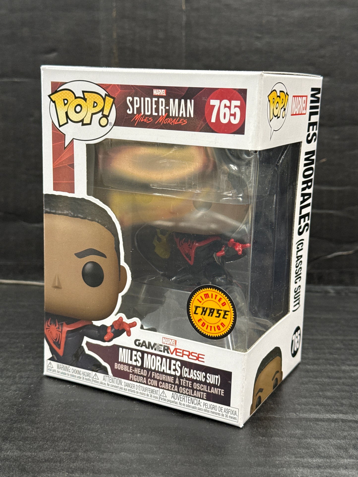 Funko Pop! Spider-Man Miles Morales (Classic Suit) 765 Chase (Grade A)