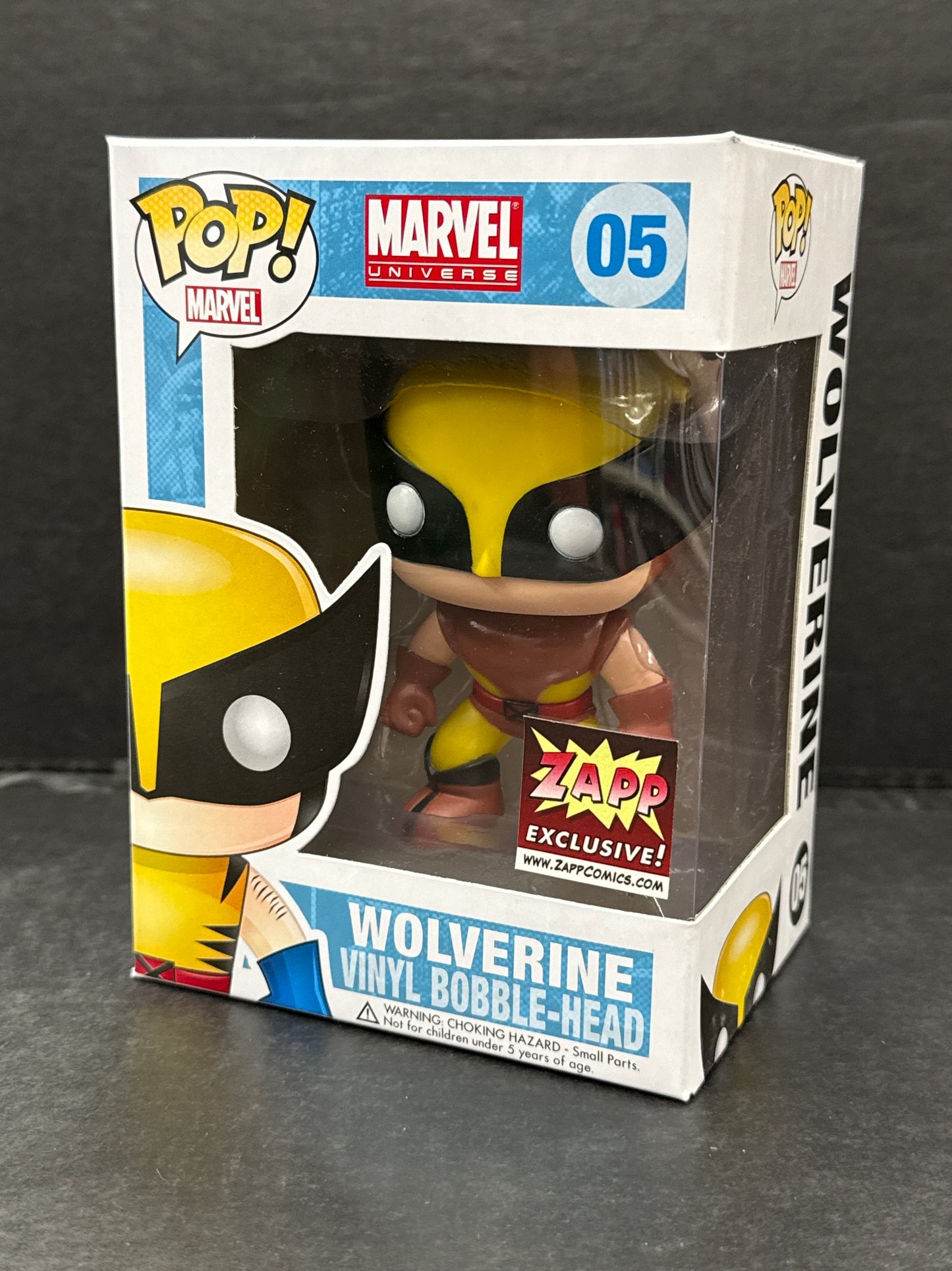 Funko Pop! Wolverine 05 Zapp Comics Exclusive (Brown Suit) (Grade B)