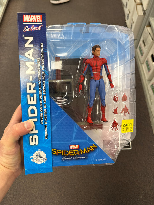 Marvel Select Amazing Spider-Man Homecoming Spider-Man Disney Store Exclusive