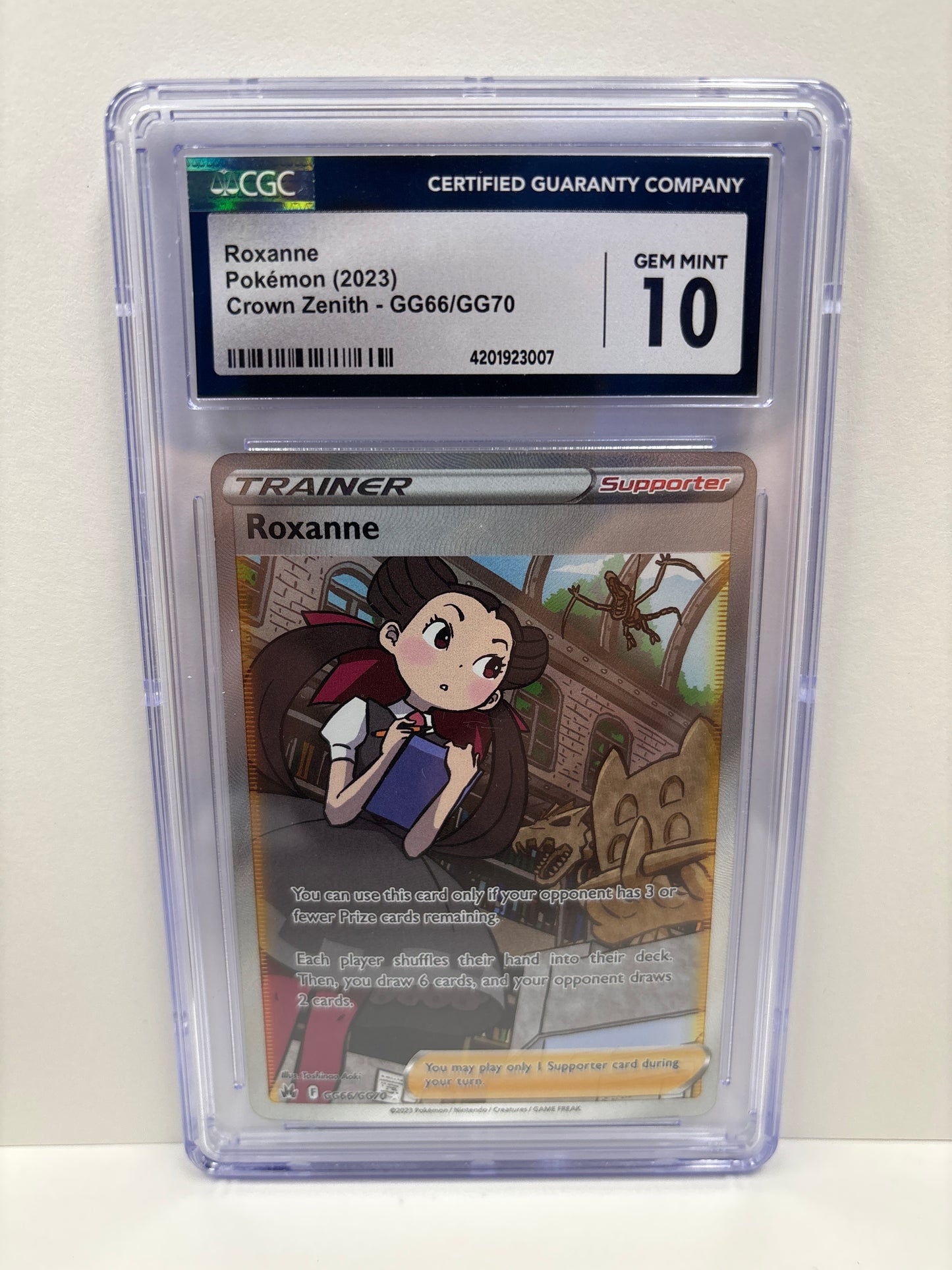 Pokemon Roxanne GG66/GG70 CGC 10