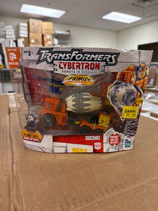 Transformers Cybertron Robots in Disguise Primus Unleashed Voyager Class Quickmix (Box Damaged)