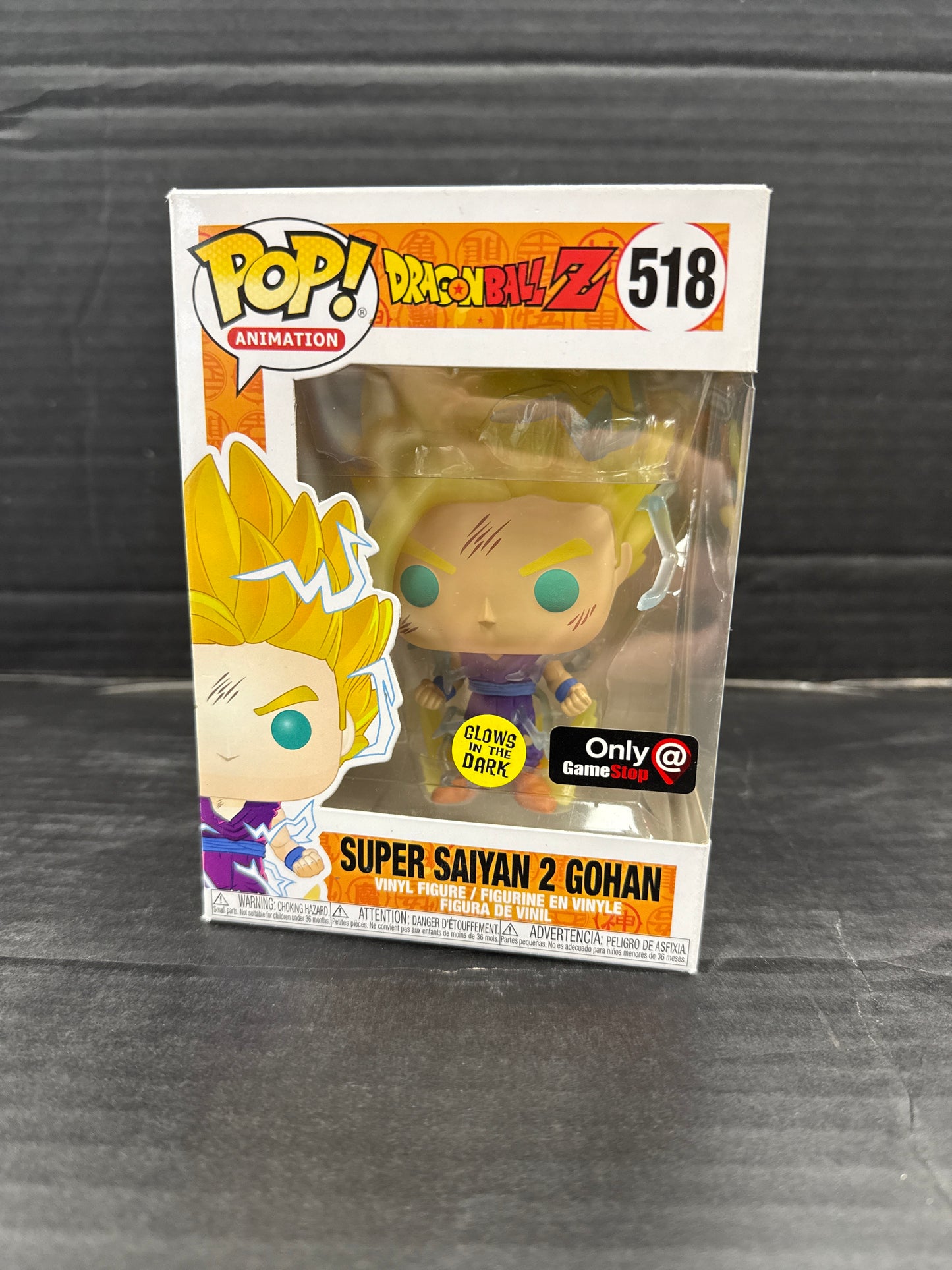 Funko Pop! Dragon Ball Z Super Saiyan 2 Goham 518 Gamestop Exclusive (Grade A)