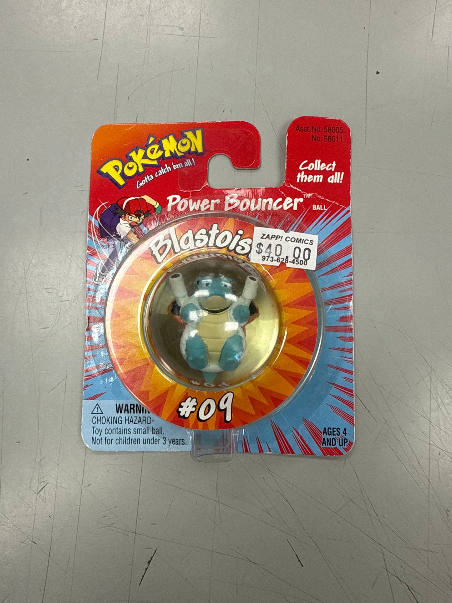 Pokémon Blastoise Power Bouncer Vintage 1998 Hasbro