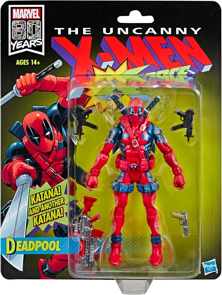 Marvel Legends 80th Anniversary Retro Card Deadpool
