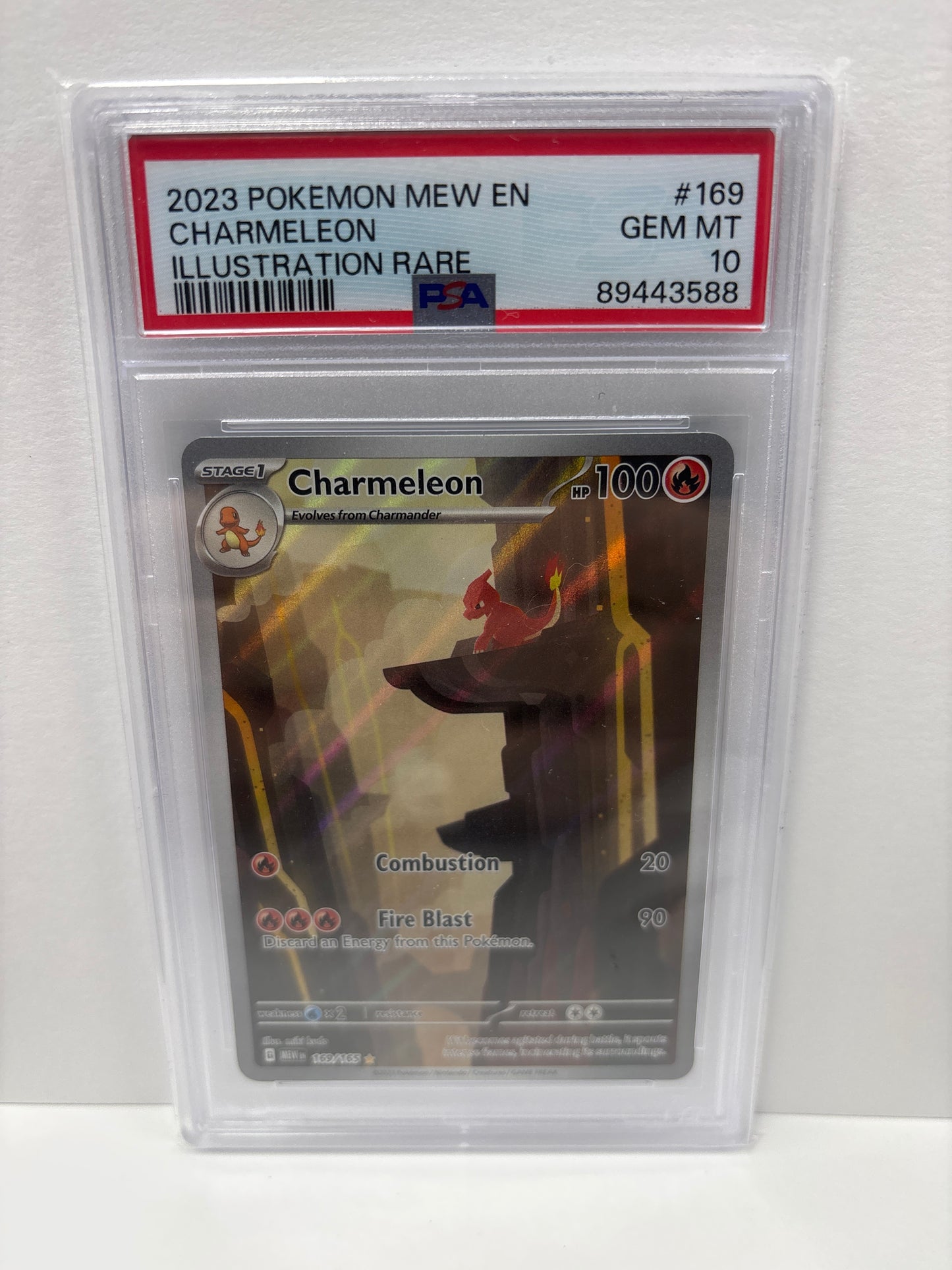 Pokemon Charmeleon 169/165 PSA 10