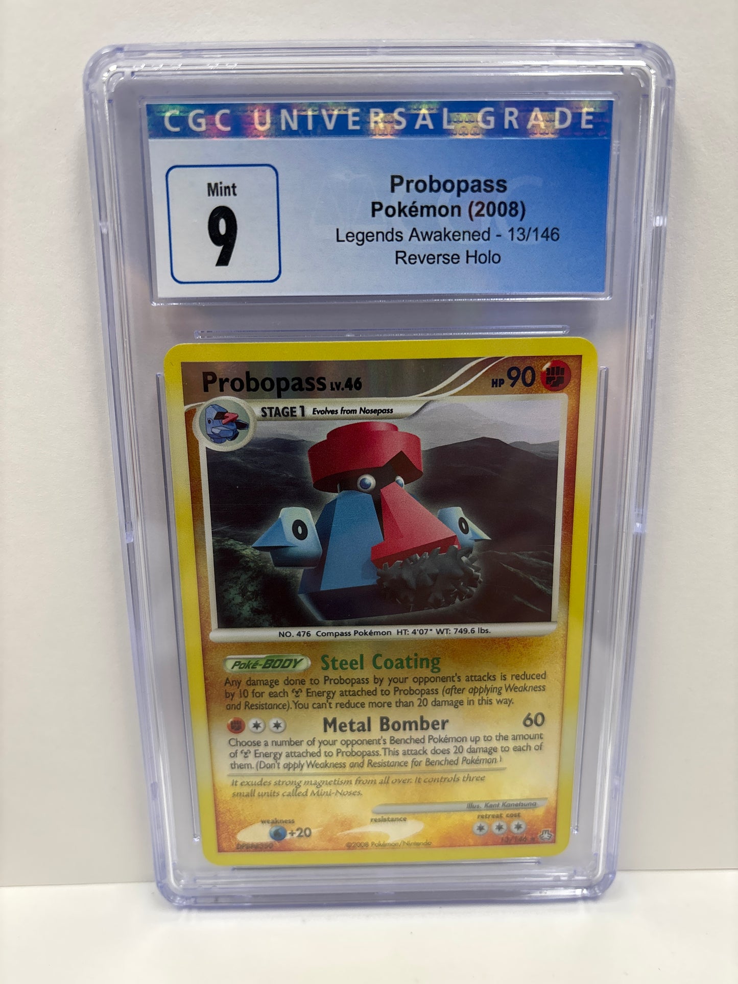 Pokemon Probopass 13/146 Reverse HOLO CGC 9