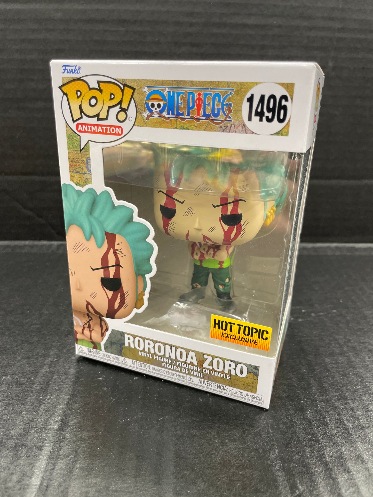 Funko Pop! One Piece Roronoa Zoro 1496 Hot Topic Exclusive (Grade A)