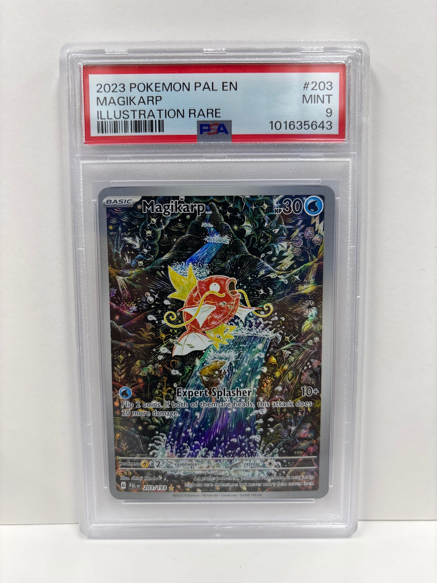 Pokemon Magikarp 203/193 PSA 9