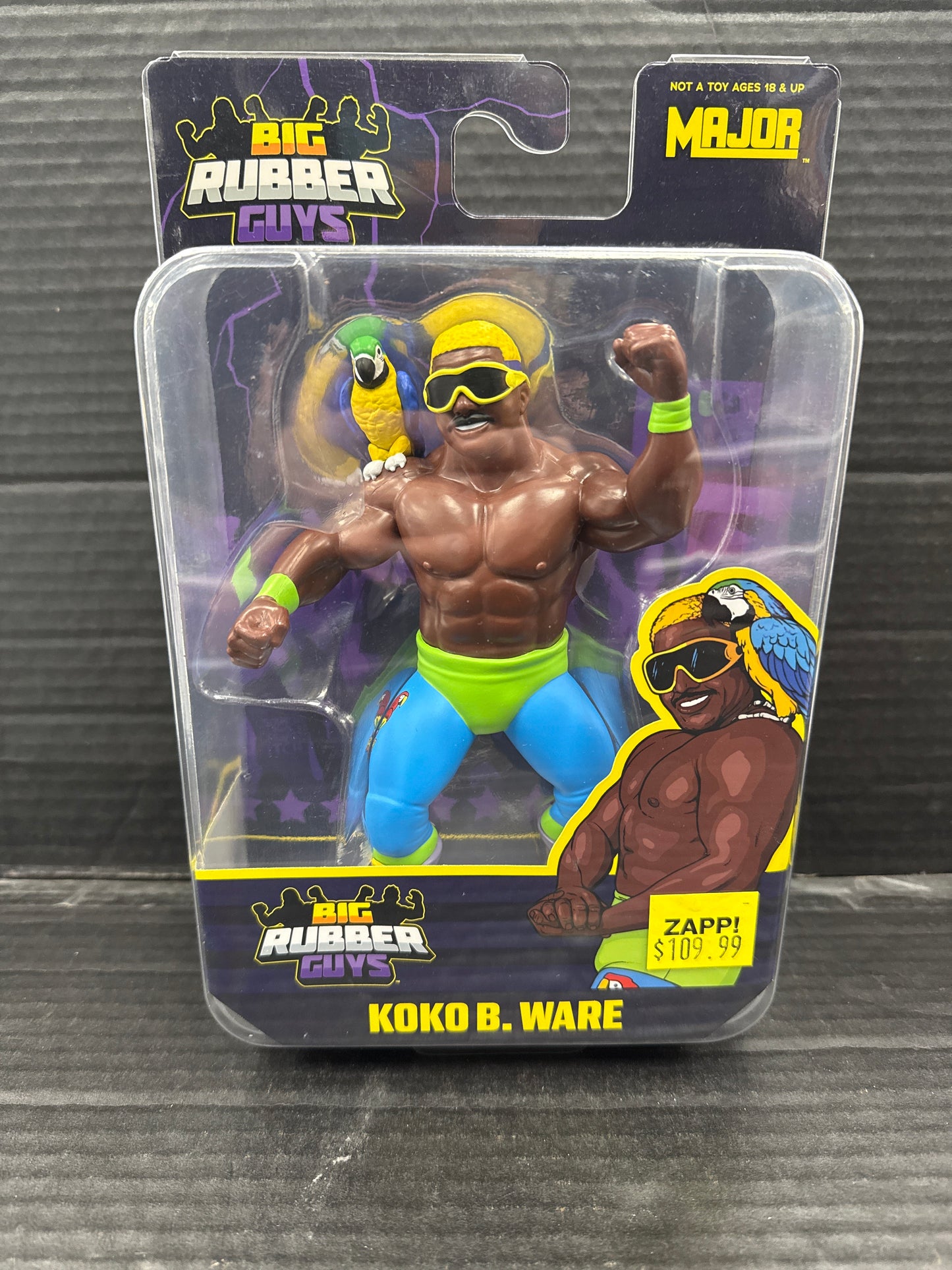 Major Wrestling Figure Podcast Big Rubber Guys Koko B. Ware