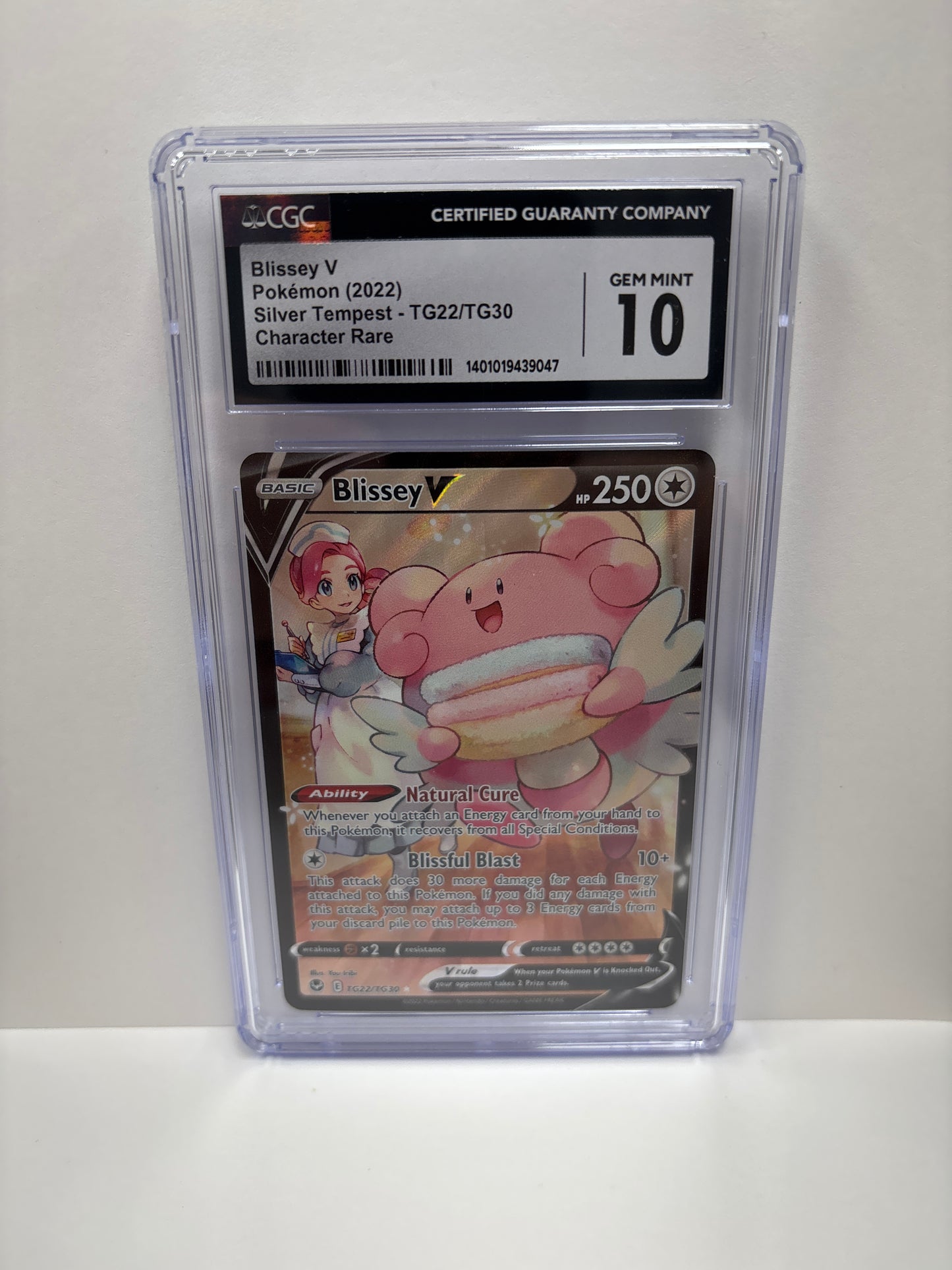 Pokemon Blissey V TG22/TG30 CGC 10