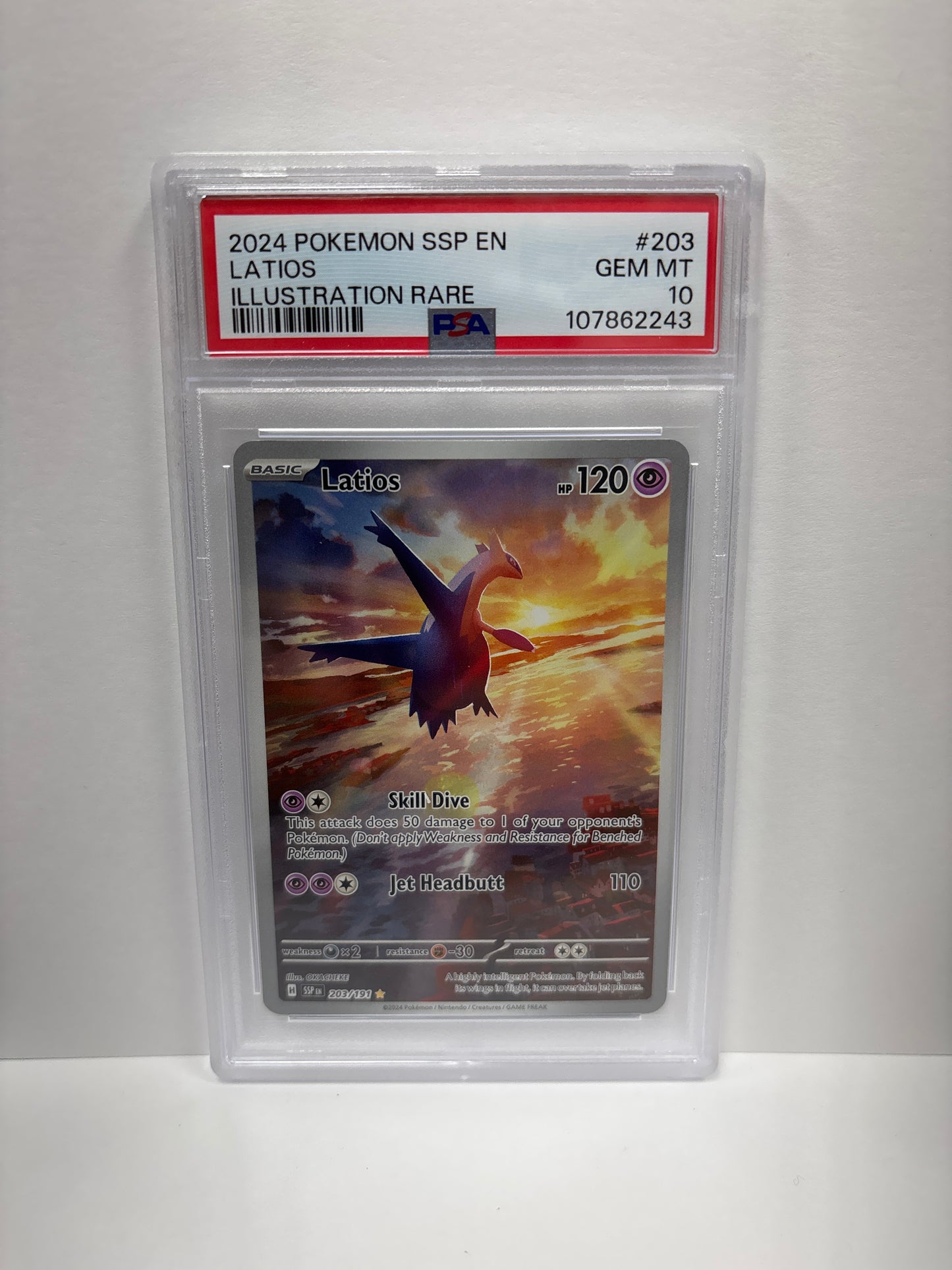 Pokemon Latios 203/191 PSA 10