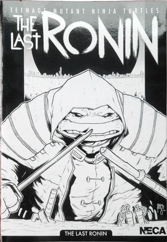 NECA Teenage Mutant Ninja Turtles Ultimate The Last Ronin (Black & White)