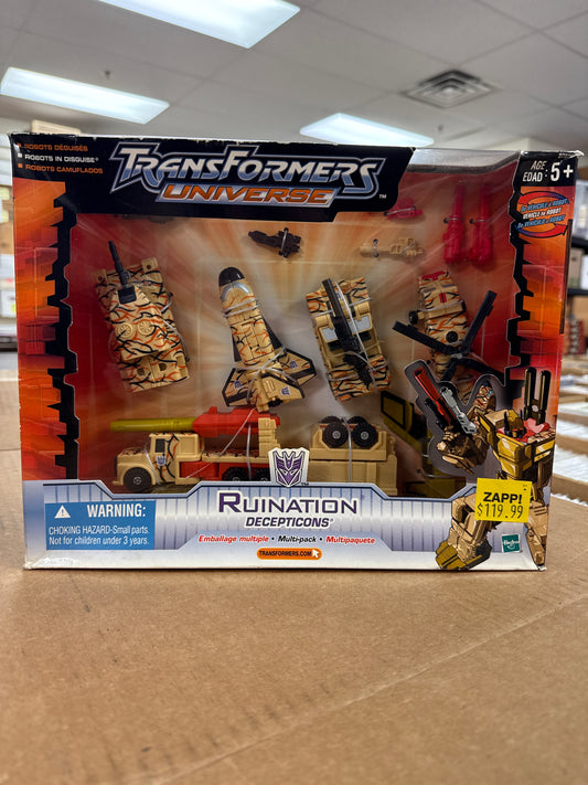 Transformers Universe Ruination Multipack (Box Damaged)