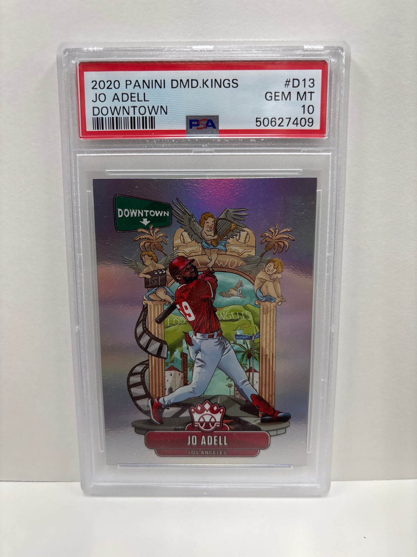 2020 Panini Diamond Kings Baseball Jo Adell #D13 Downtown PSA 10