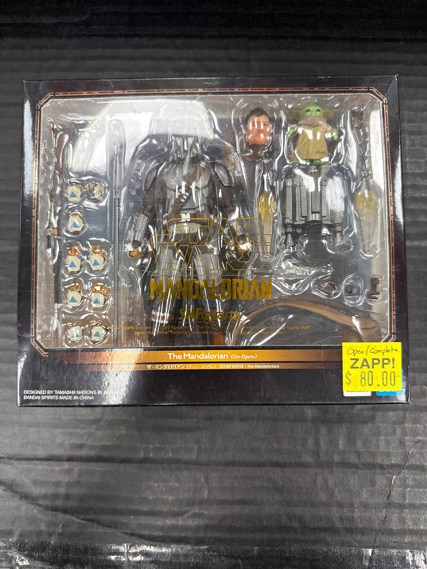 SH Figuarts Star Wars The Mandalorian Din Djarin (Open Box/Complete)