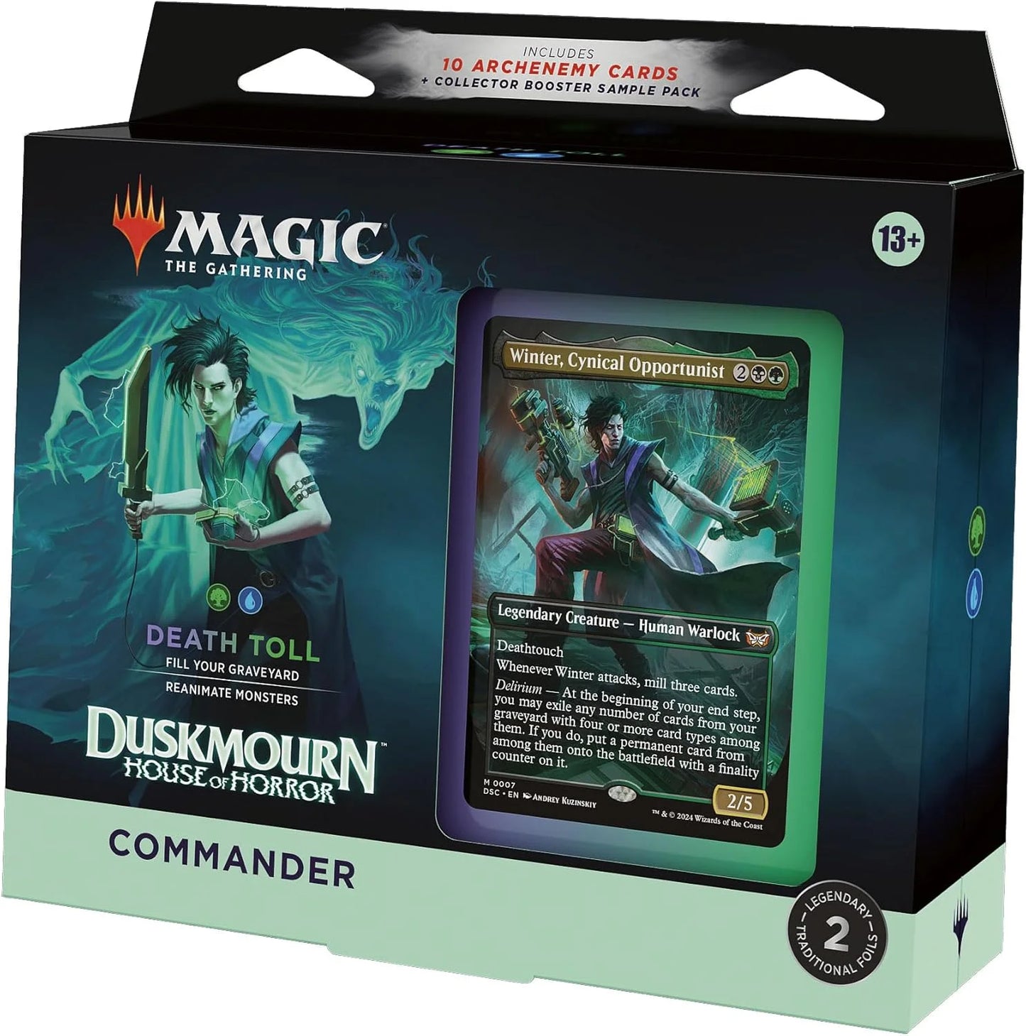 Magic the Gathering Duskmourn Death Toll Commander Deck