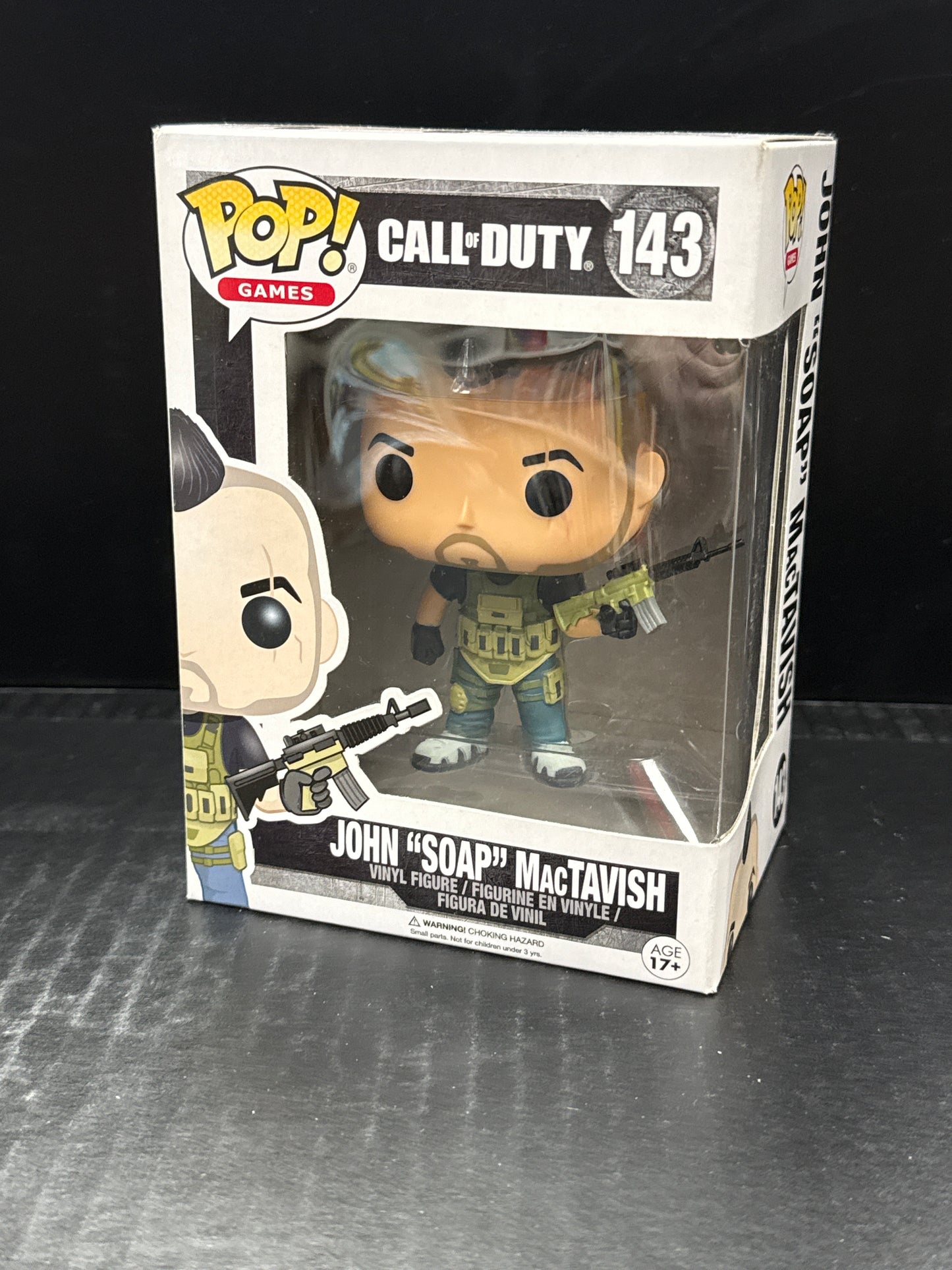 Funko Pop! Call of Duty John “Soap” MacTavish 143 (Grade B)