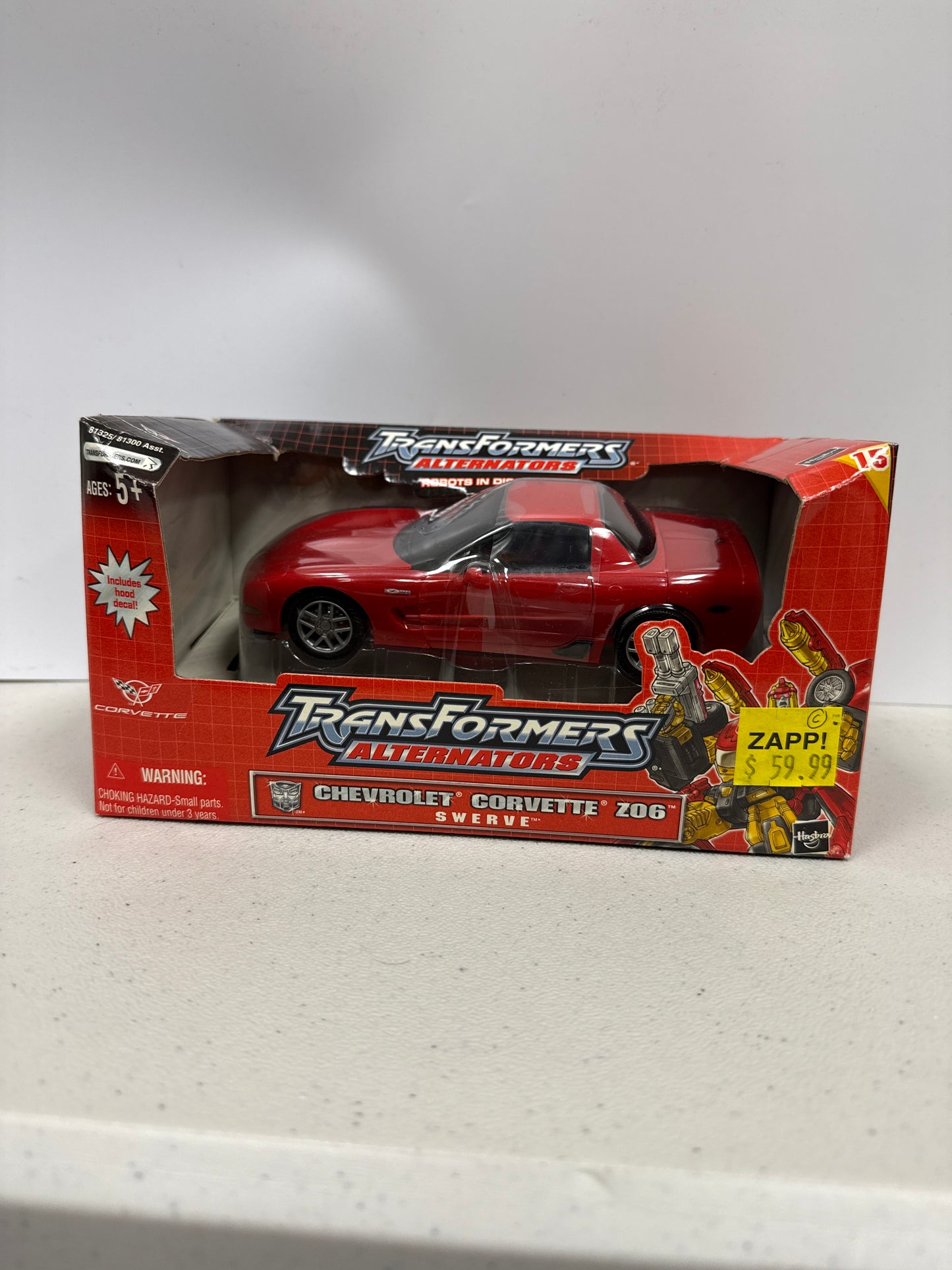 Transformers Alternators Chevrolet Corvette Z06 Swerve (Box Damage)