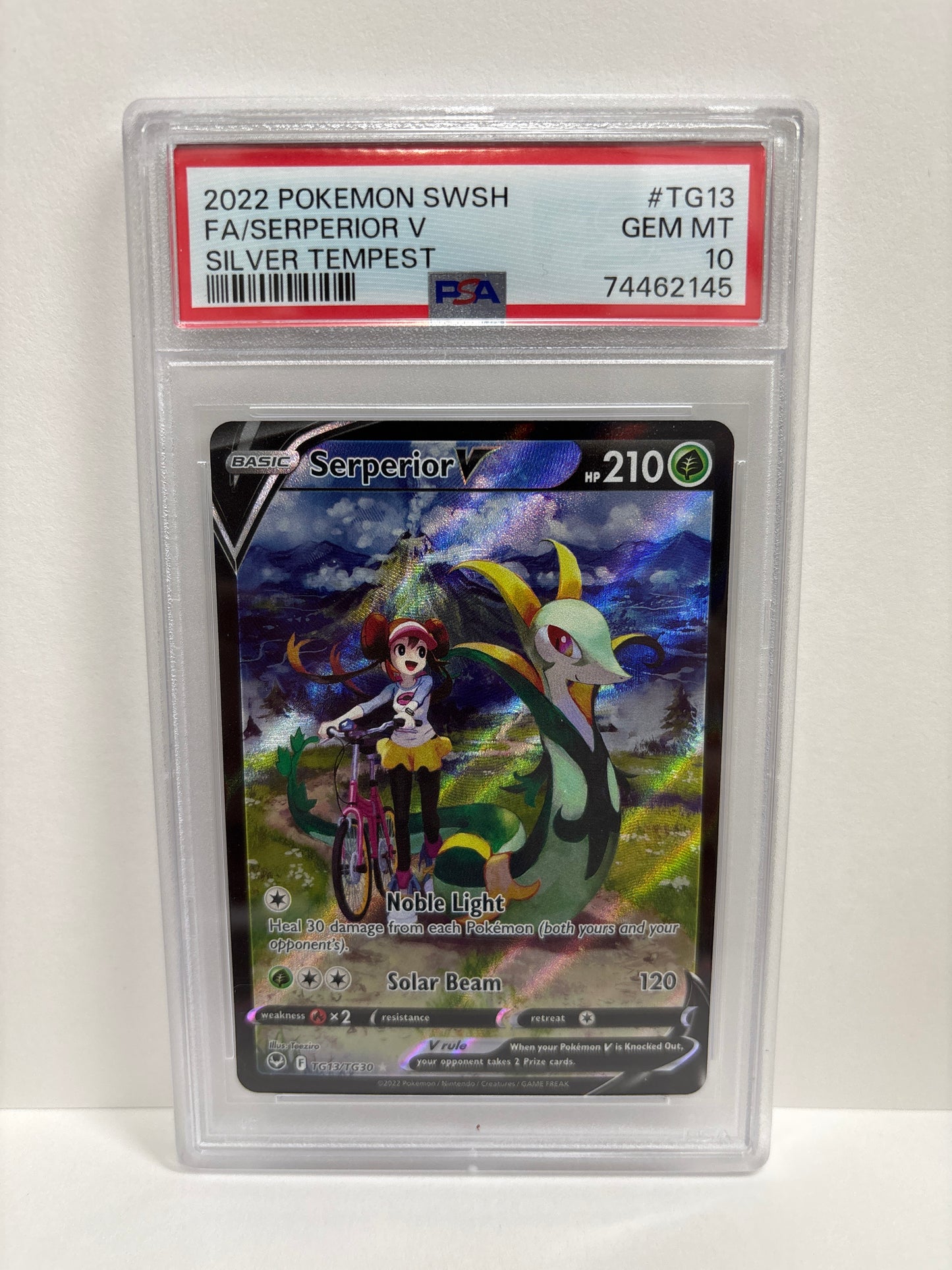 Pokemon Serperior V TG13/TG30 PSA 10