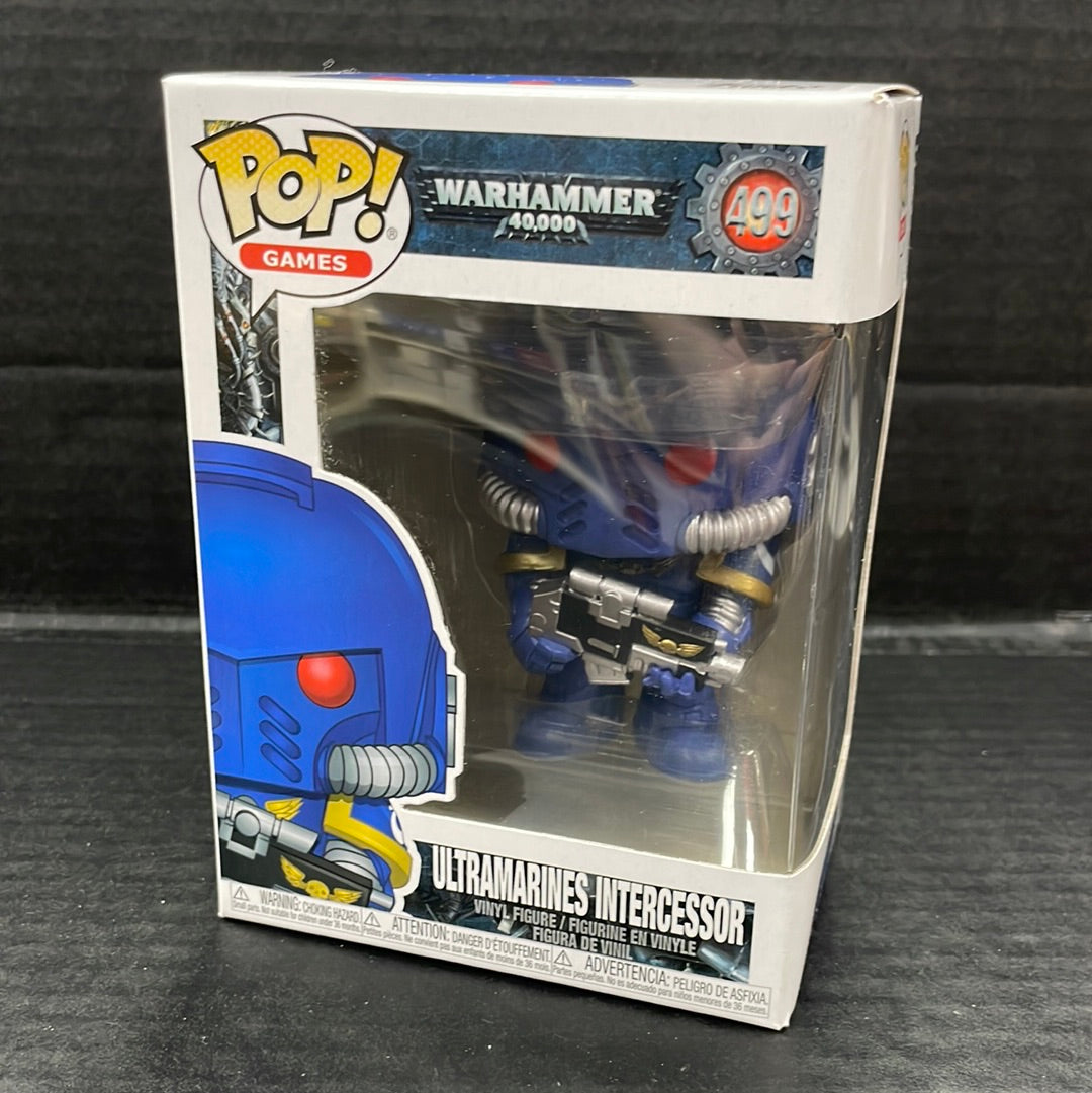 Funko Pop! Warhammer 40,000 Ultramarines Intercessor 499 (Grade B+)