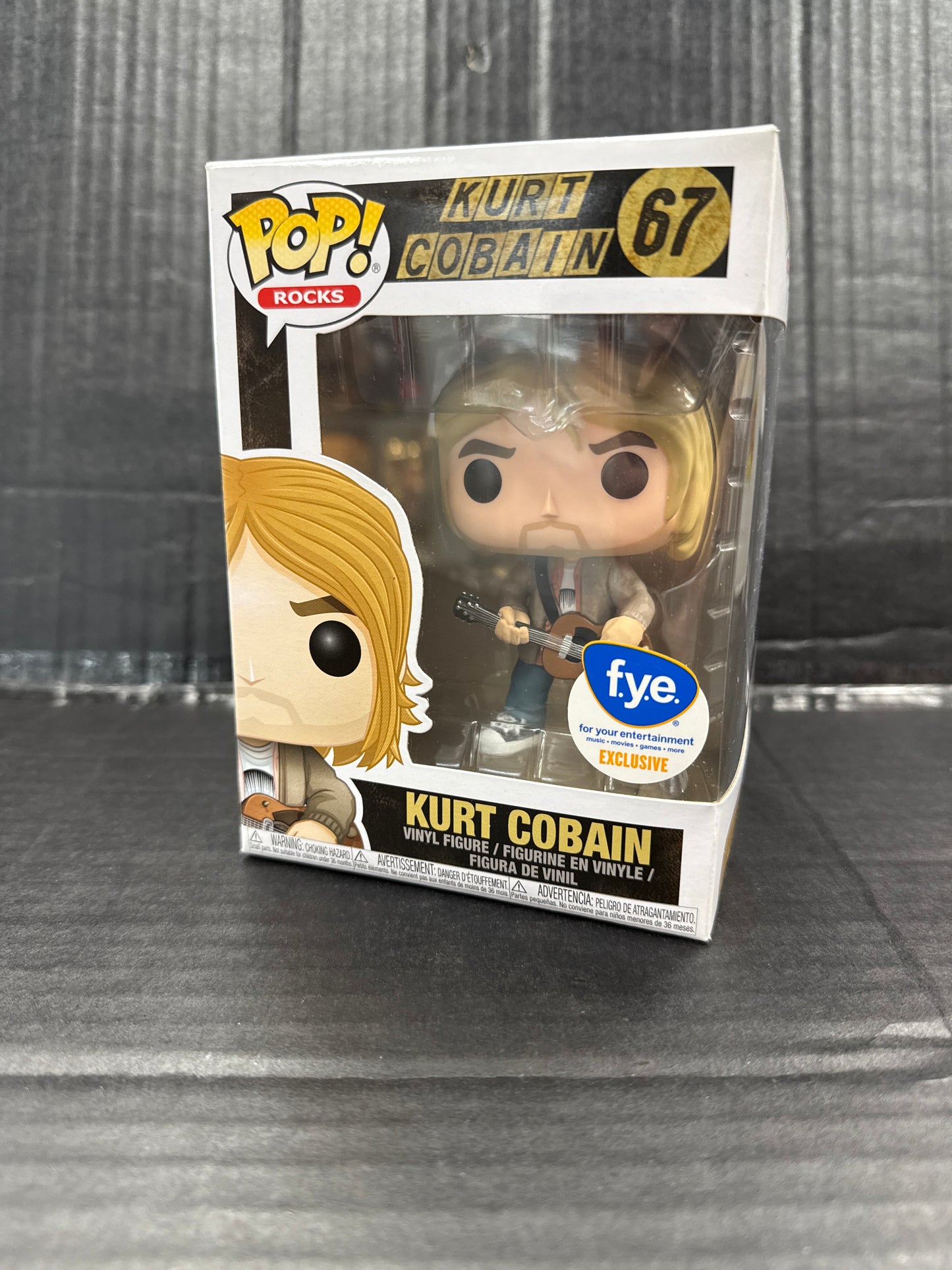 Funko Pop! Kurt Cobain 67 FYE Exclusive (Grade A-)