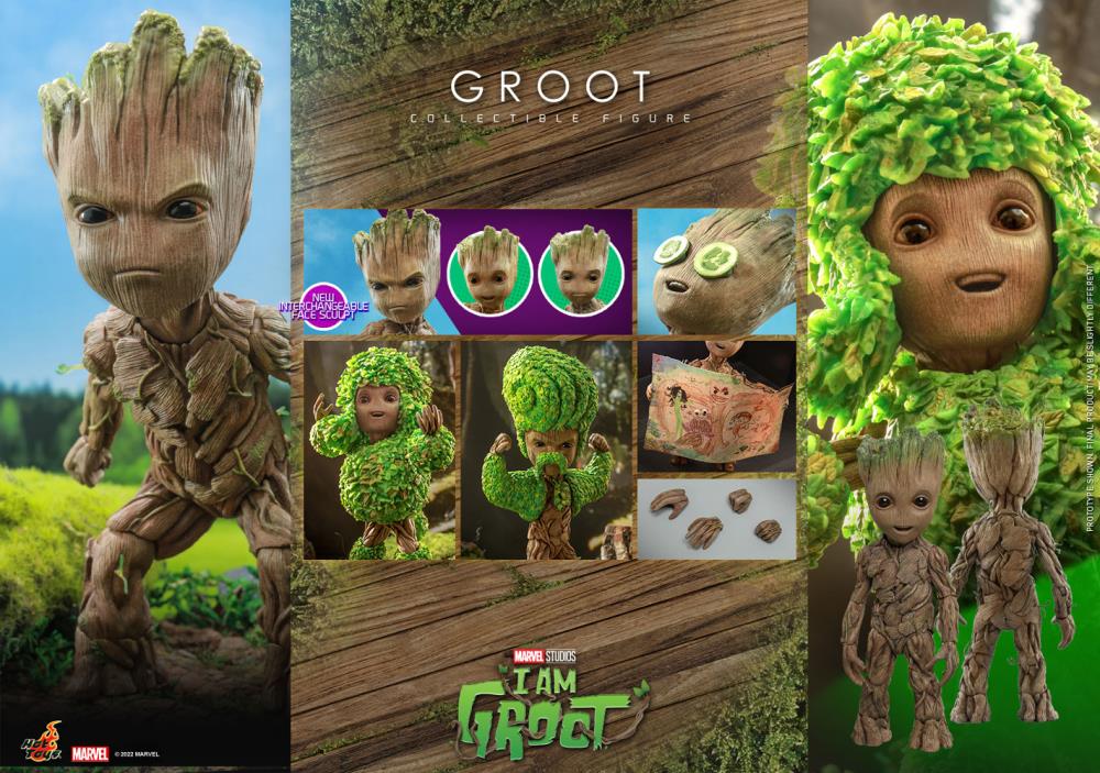 Hot Toys I Am Groot TMS088 Groot Life-Size Collectible Figure