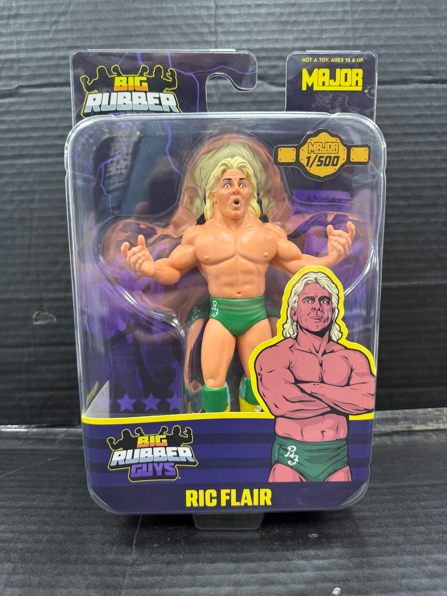Major Wrestling Figure Podcast Big Rubber Guys Ric Flair 1/500