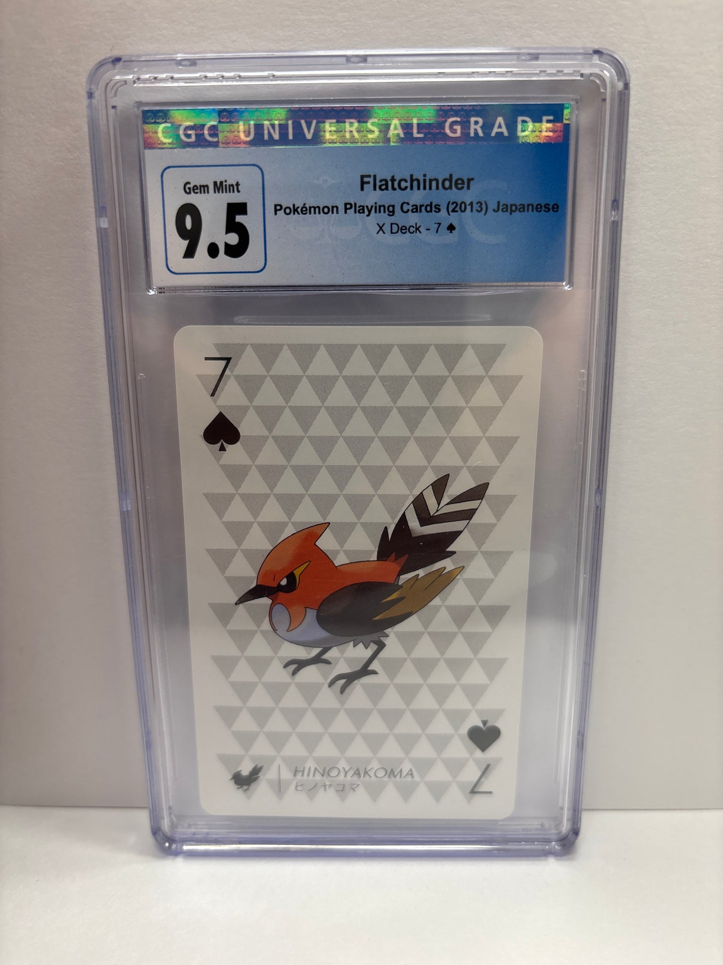 Pokemon Playing Cards (2013) Flatchinder 7 CGC 9.5 (Old Label)