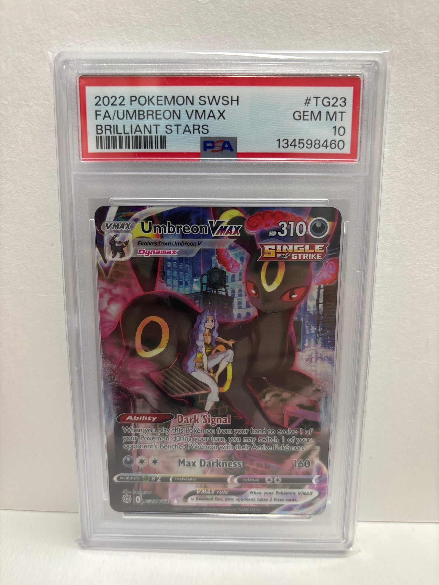 Pokemon Umbreon VMAX TG23/TG30 PSA 10