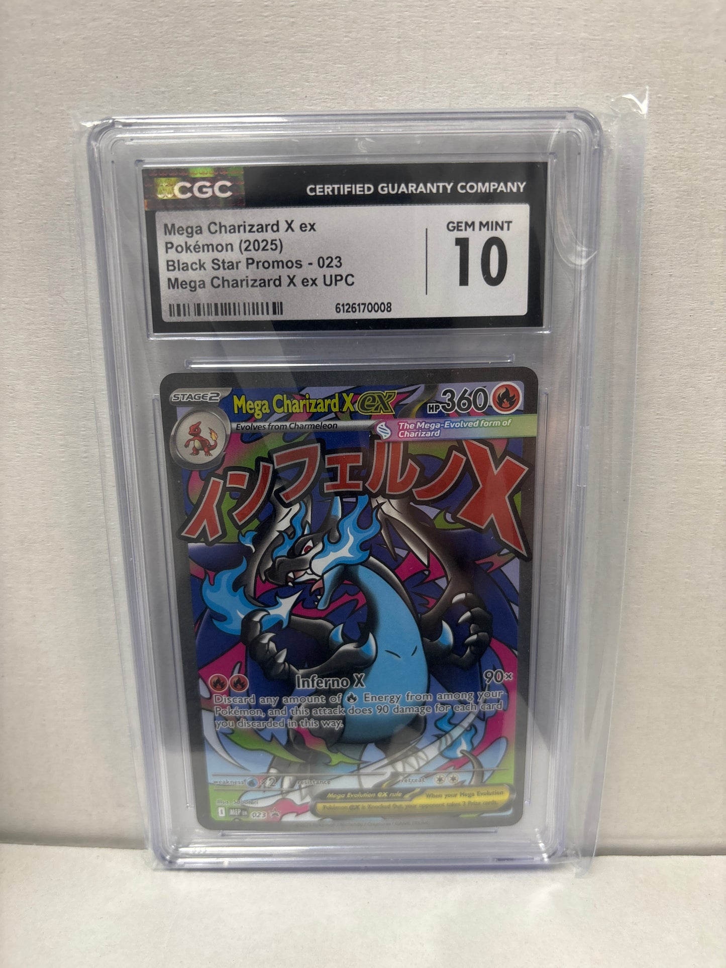 Pokemon Mega Charizard X ex 023 CGC 10