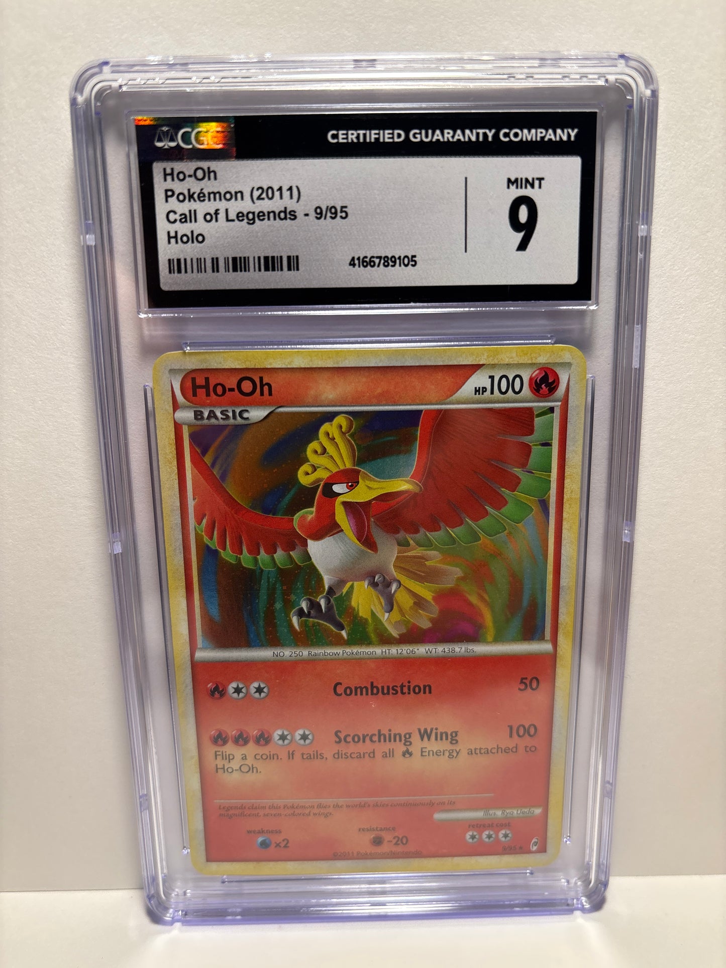 Pokemon Ho-Oh 9/95 HOLO CGC 9