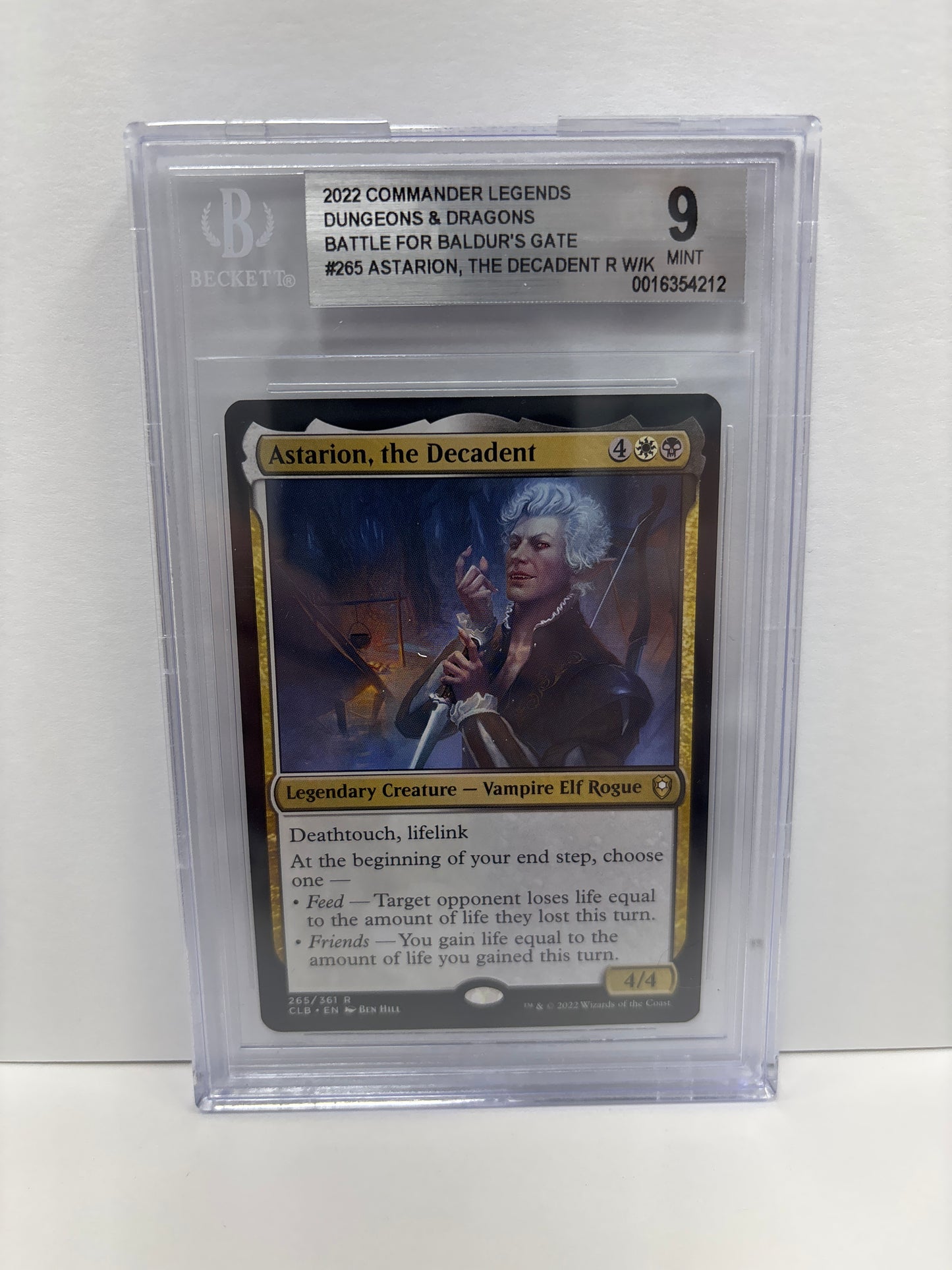 Magic the Gathering Astarion, the Decadent 266 Rare Beckett 9