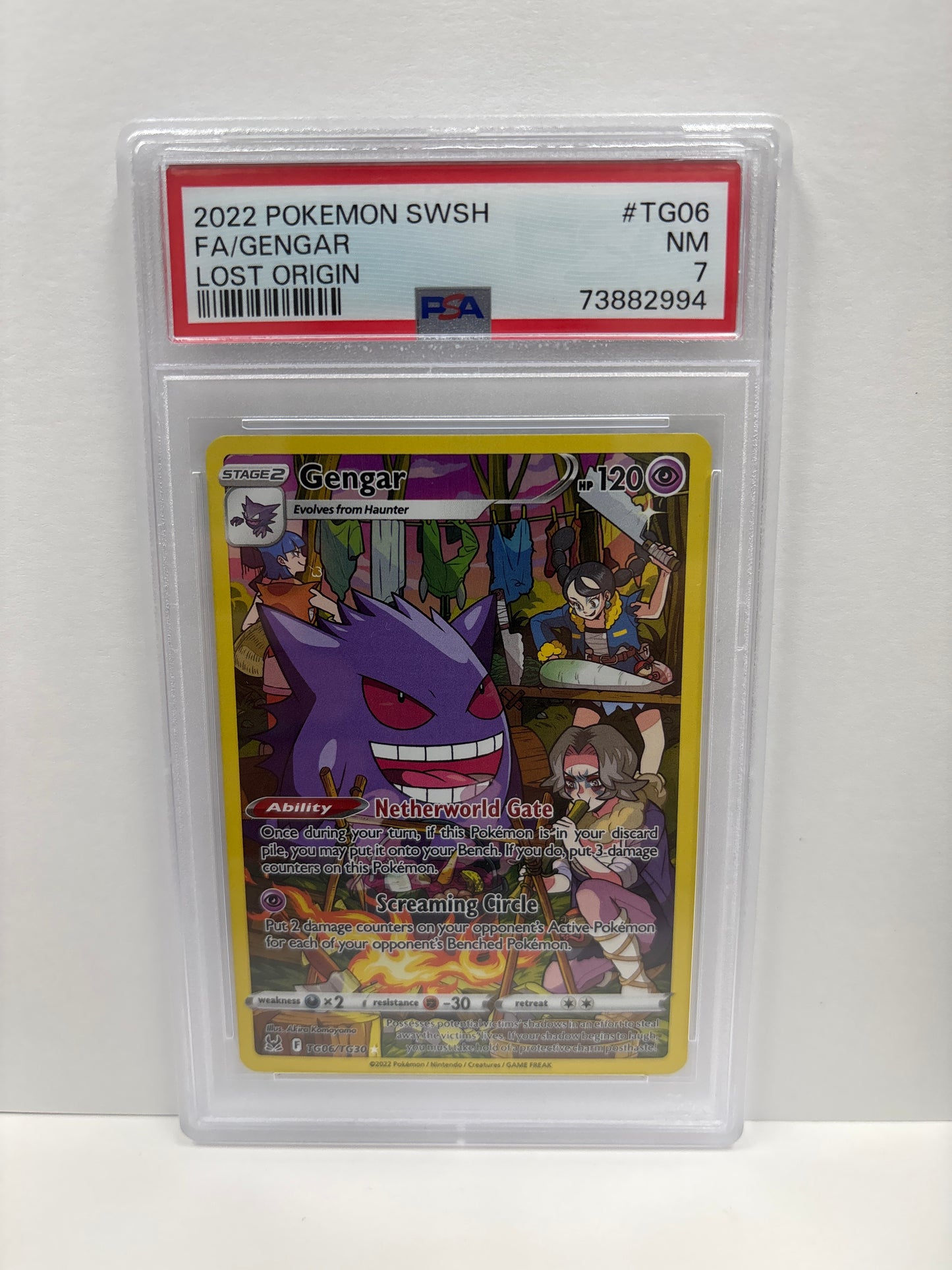 Pokemon Gengar TG06/TG30 PSA 7
