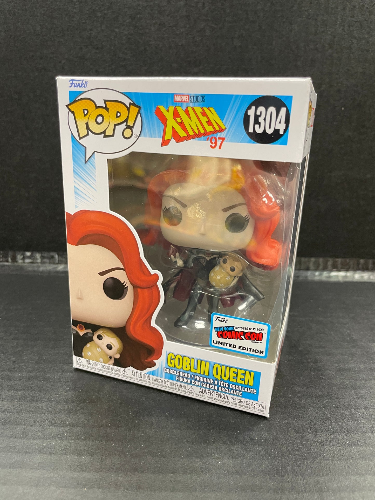 Funko Pop! Marvel Xmen 97 Goblin Queen 1304 NYCC 2023 Exclusive (Grade A)