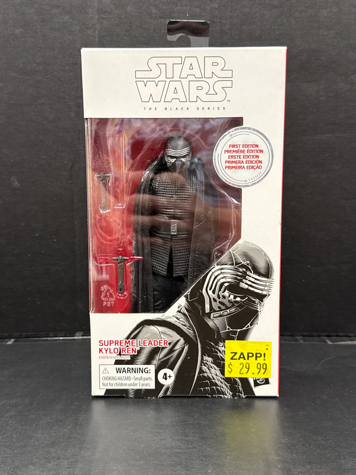 Star Wars Black Series 6 inch Supreme Leader Kylo Ren (First Edition)