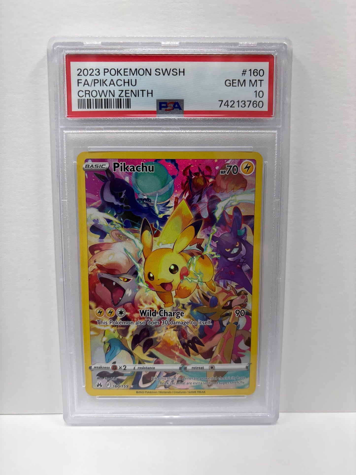 Pokemon Pikachu 160/159 PSA 10