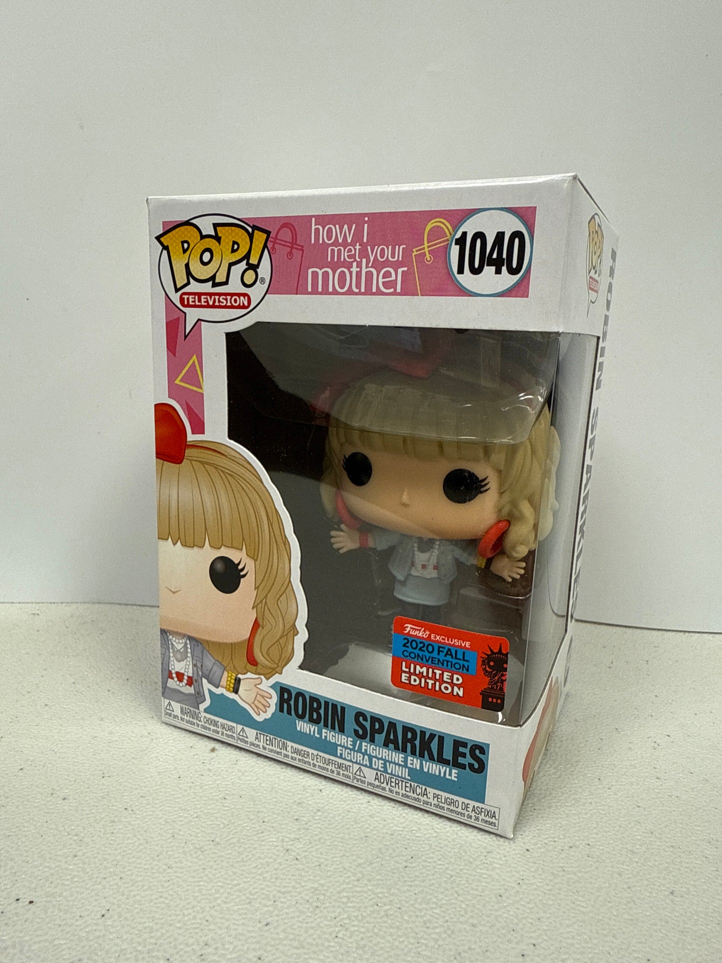 Funko Pop! How I Met Your Mother Robin Sparkles 1040 Fall 2020 Convention Exclusive (Grade B)