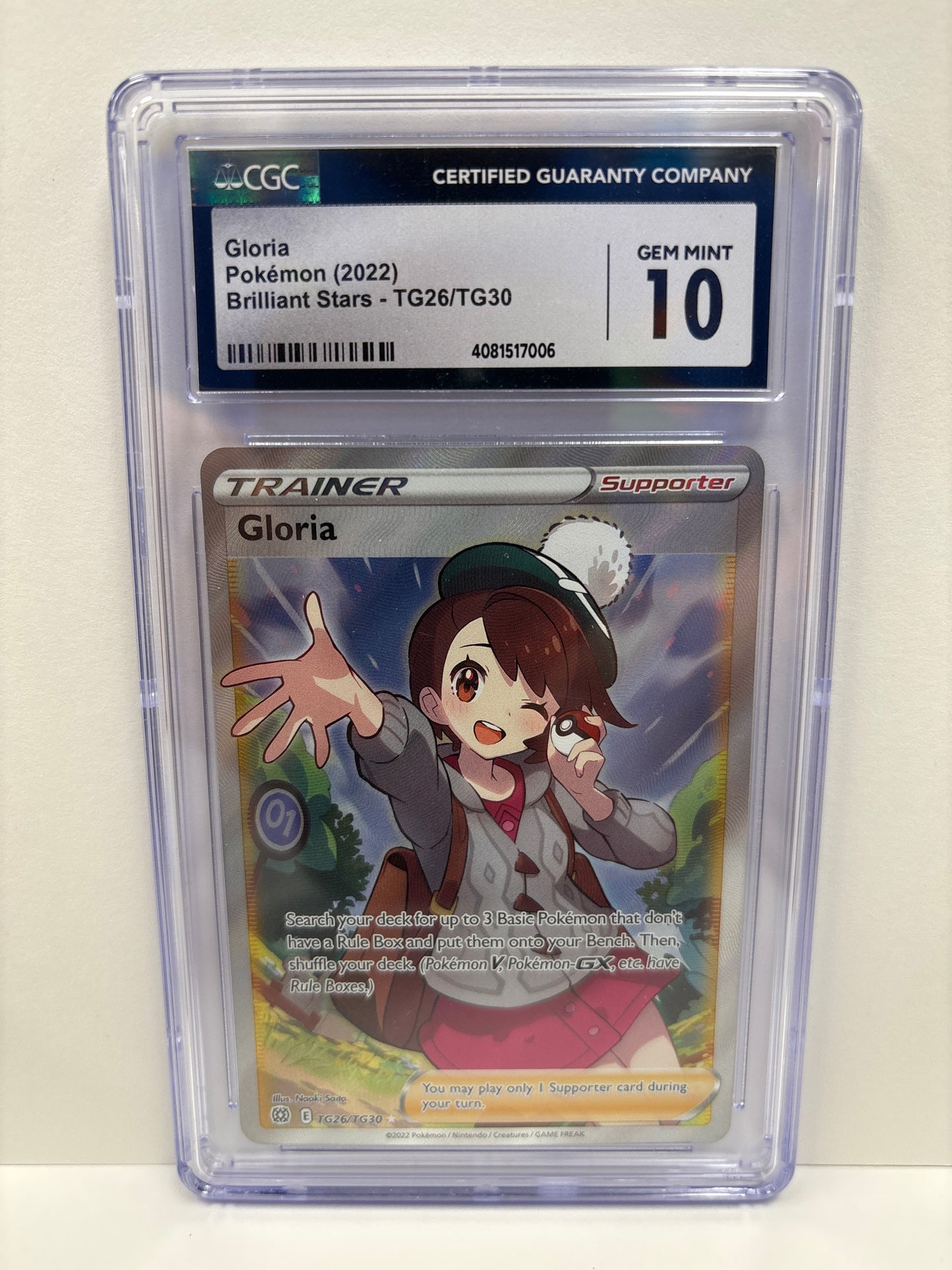 Pokemon Gloria TG26/TG30 CGC 10