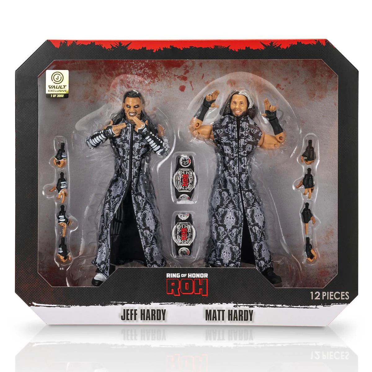 Jazwares Vault Exclusive Ring of Honor Jeff Hardy and Matt Hardy 2 Pack