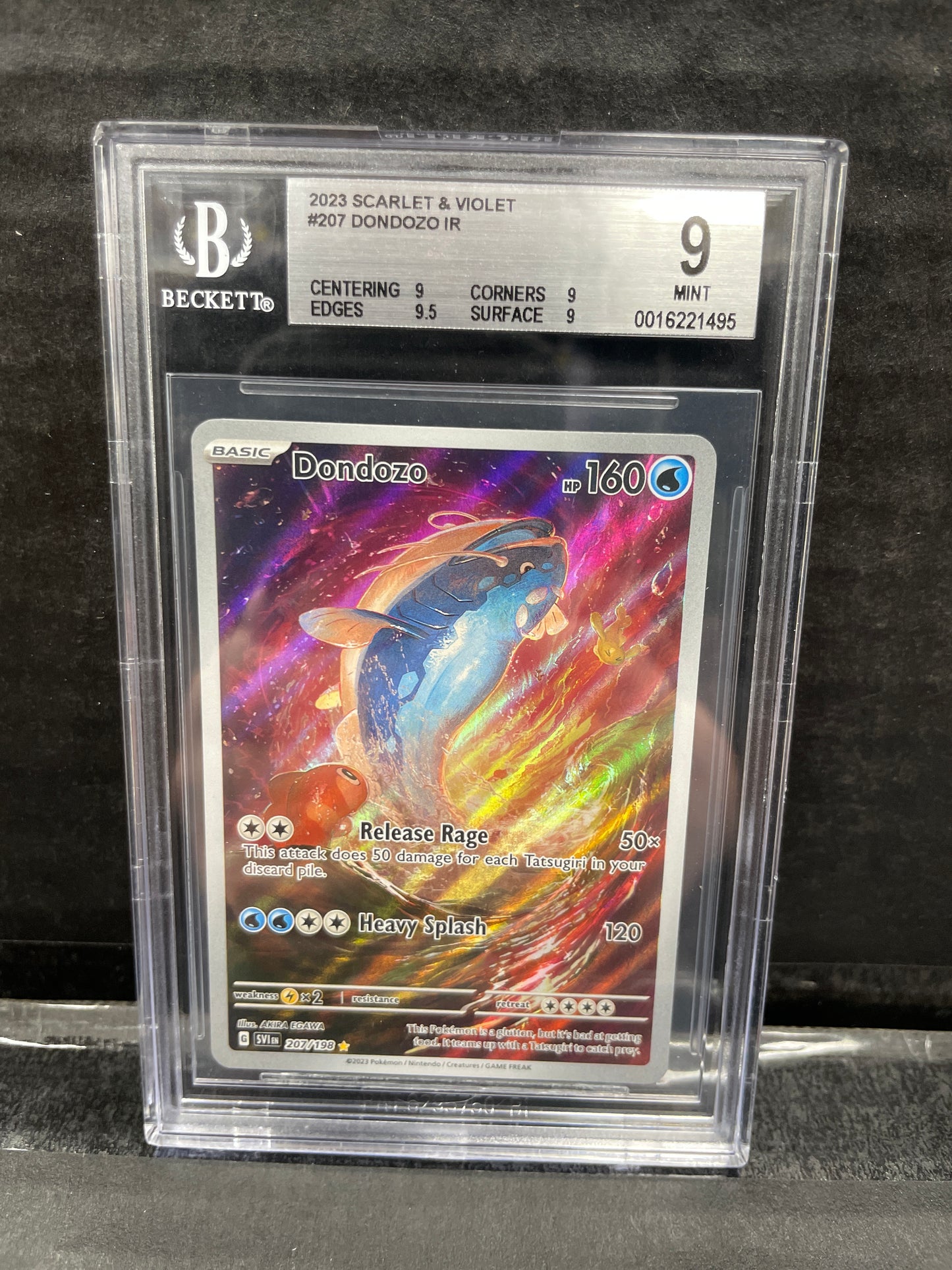Pokémon Dondozo 207/198 Beckett 9