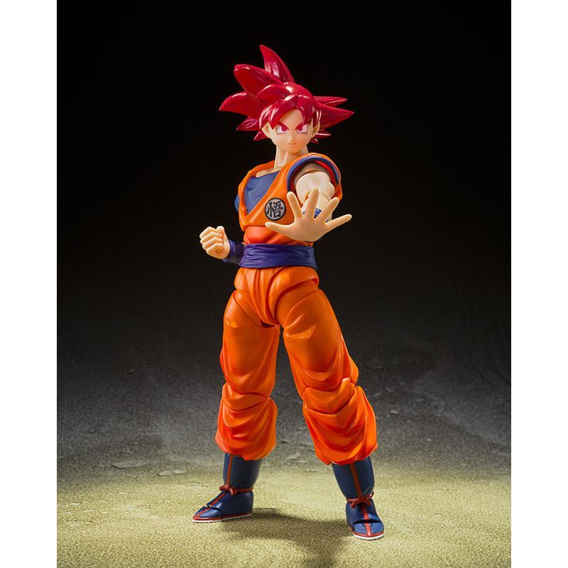 SH Figuarts Dragon Ball Super Super Saiyan God Son Goku (Open Box/Complete)