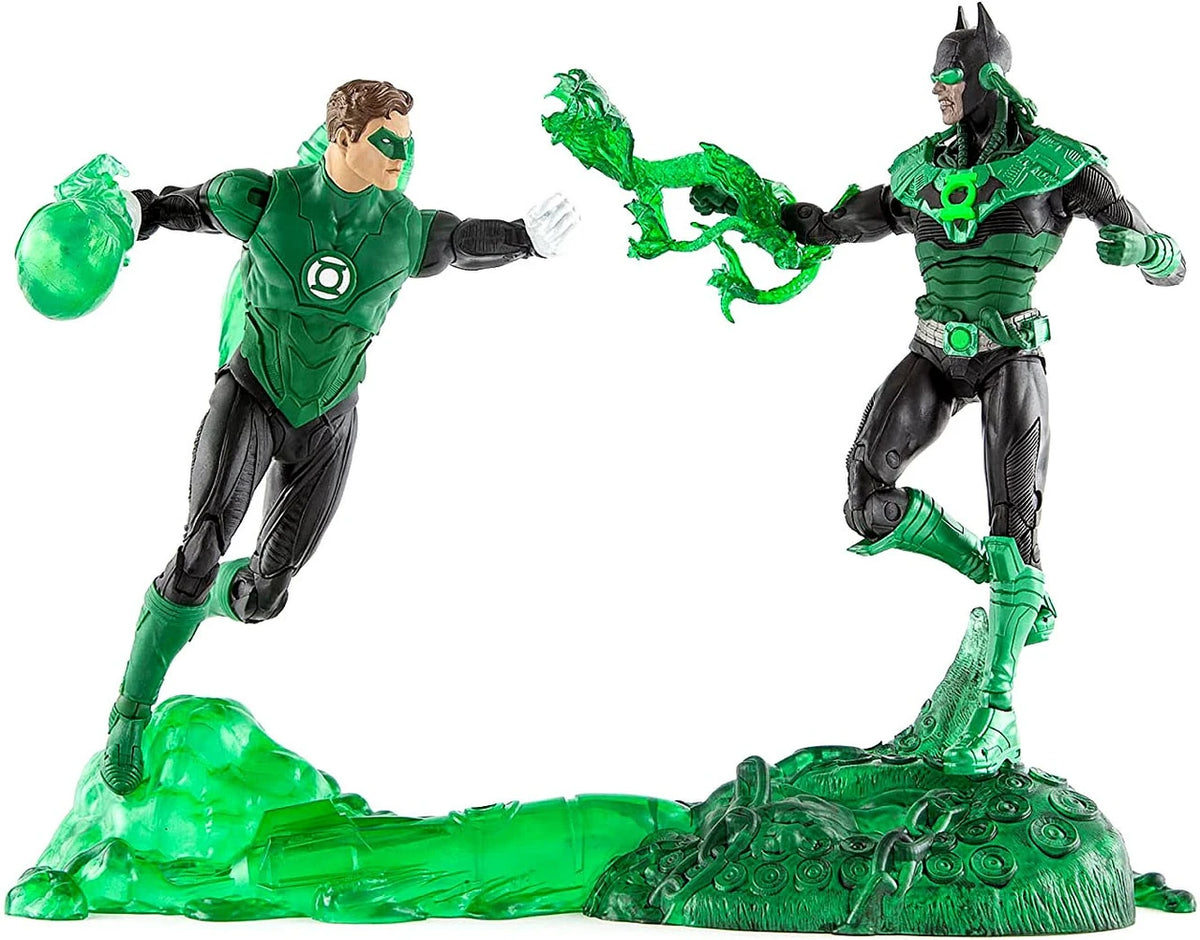 DC Multiverse Dark Knights Metal Batman Earth-32 & Green Lantern Hal Jordan (Damaged Box)